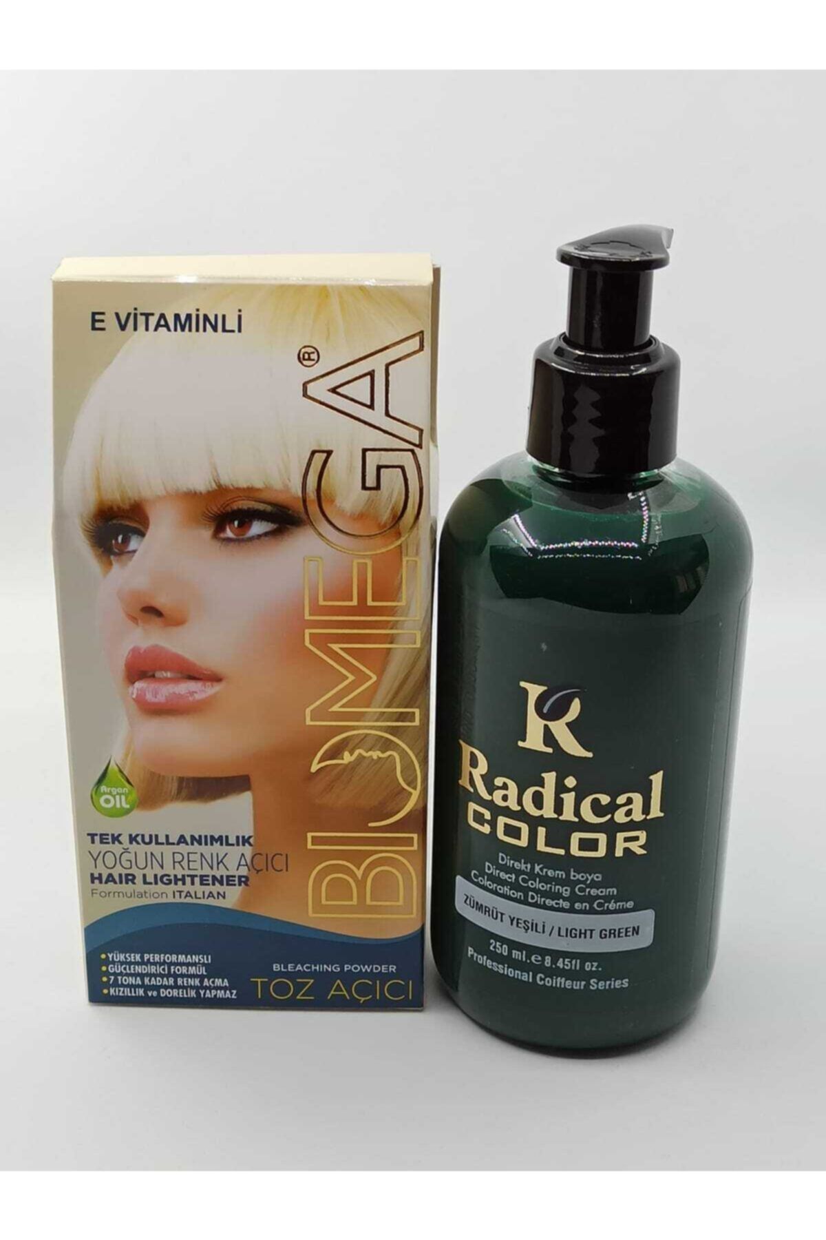 radical color su bazli sac boyasi zumrut yesili 250 ml biomega sac acici fiyati yorumlari trendyol