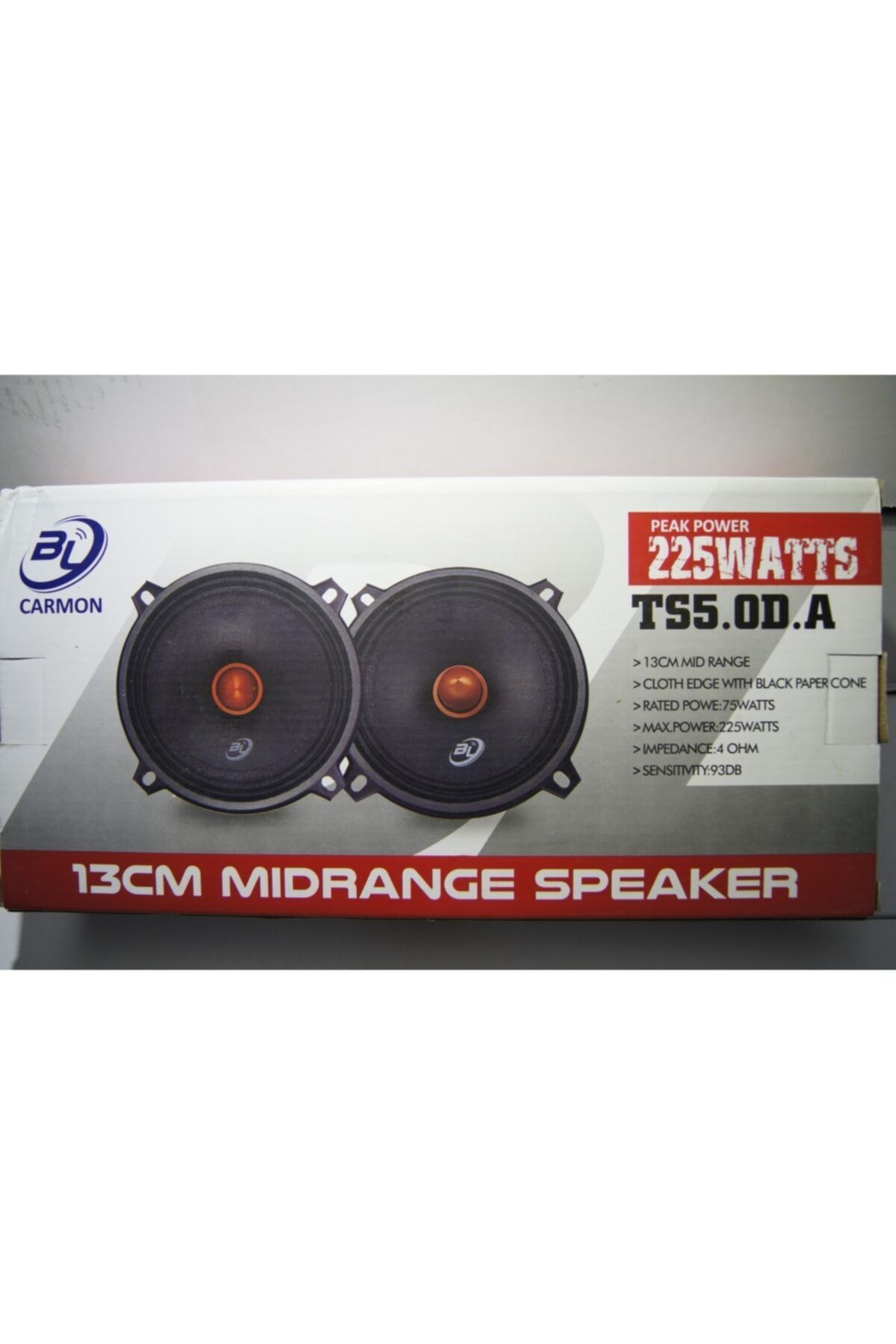 BL CARMON Oto Hoparlör Mıdrange 13cm 225w 2 Adet Carmon Ts5.0d.a