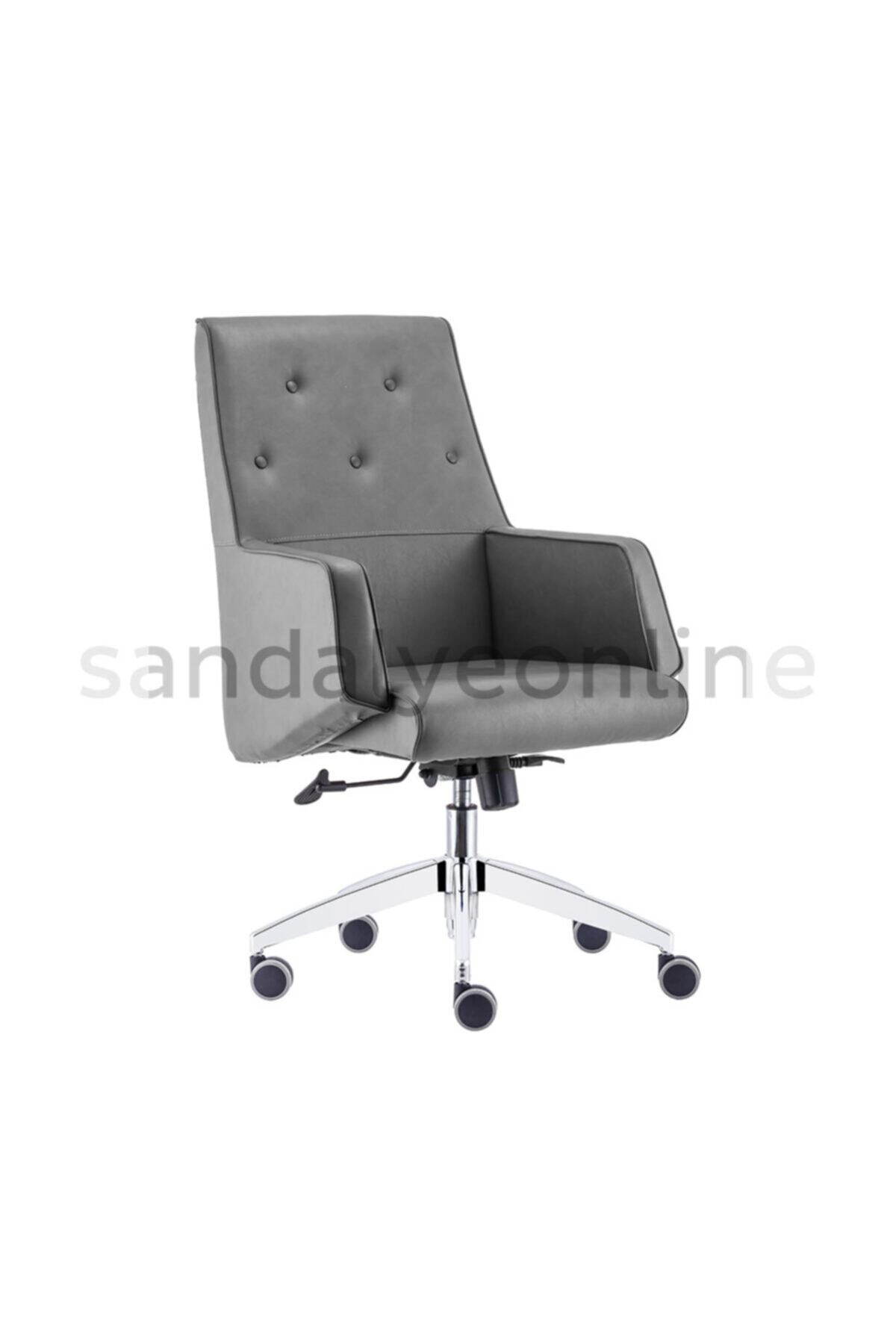Sandalye Online Aden Çalışma Sandalyesi Gri