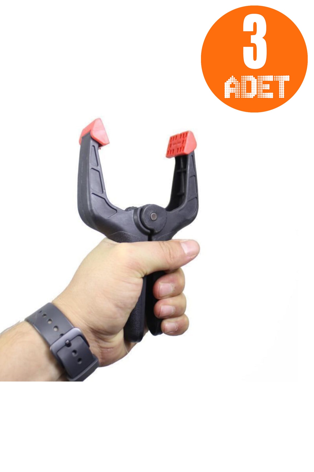 Badem10 3 Adet Yaylı Kıskaç Mandal El Tip Işkence 51 mm  2\