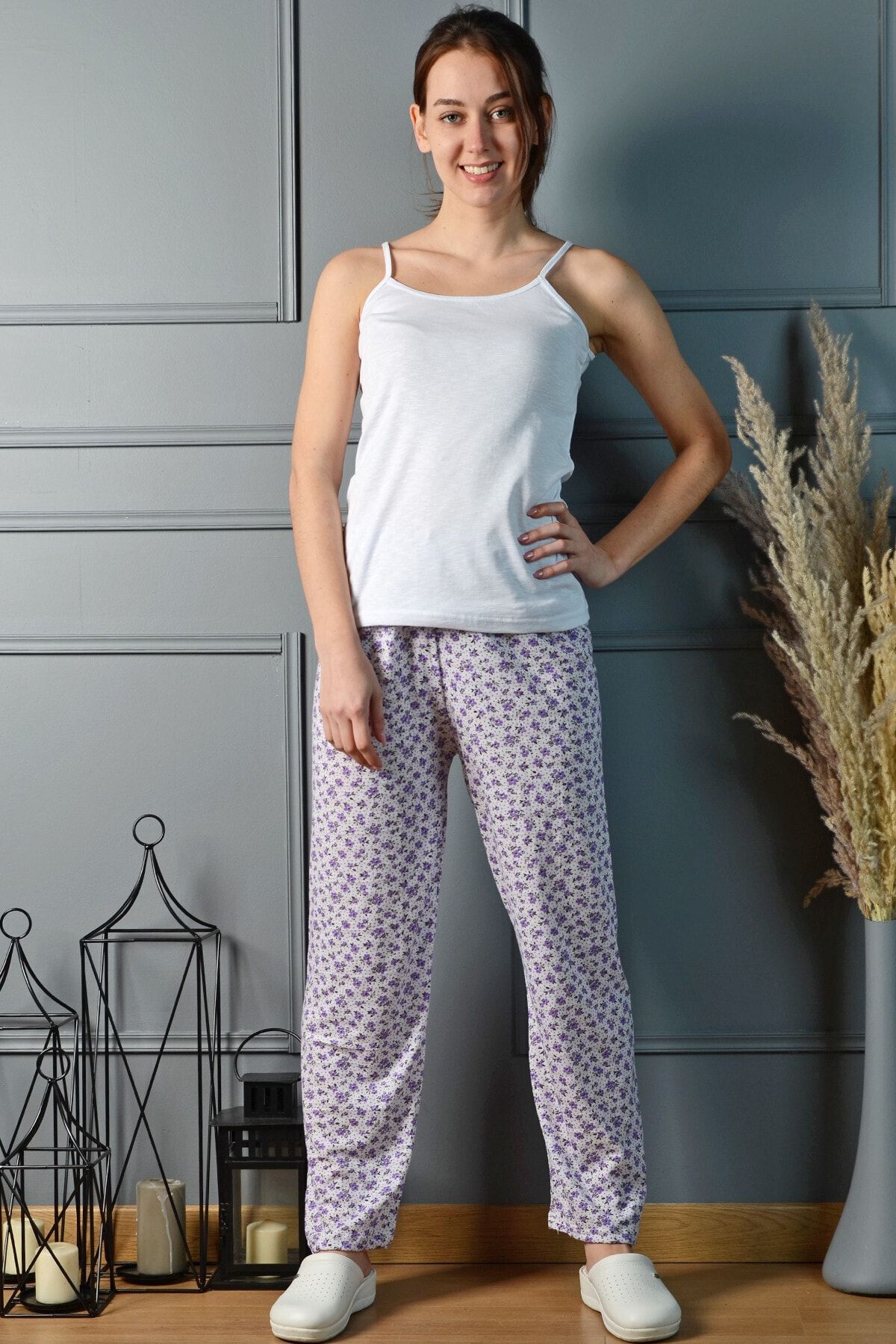 PİNKMARK Kadın Renkli Pijama Altı Pmplt24150