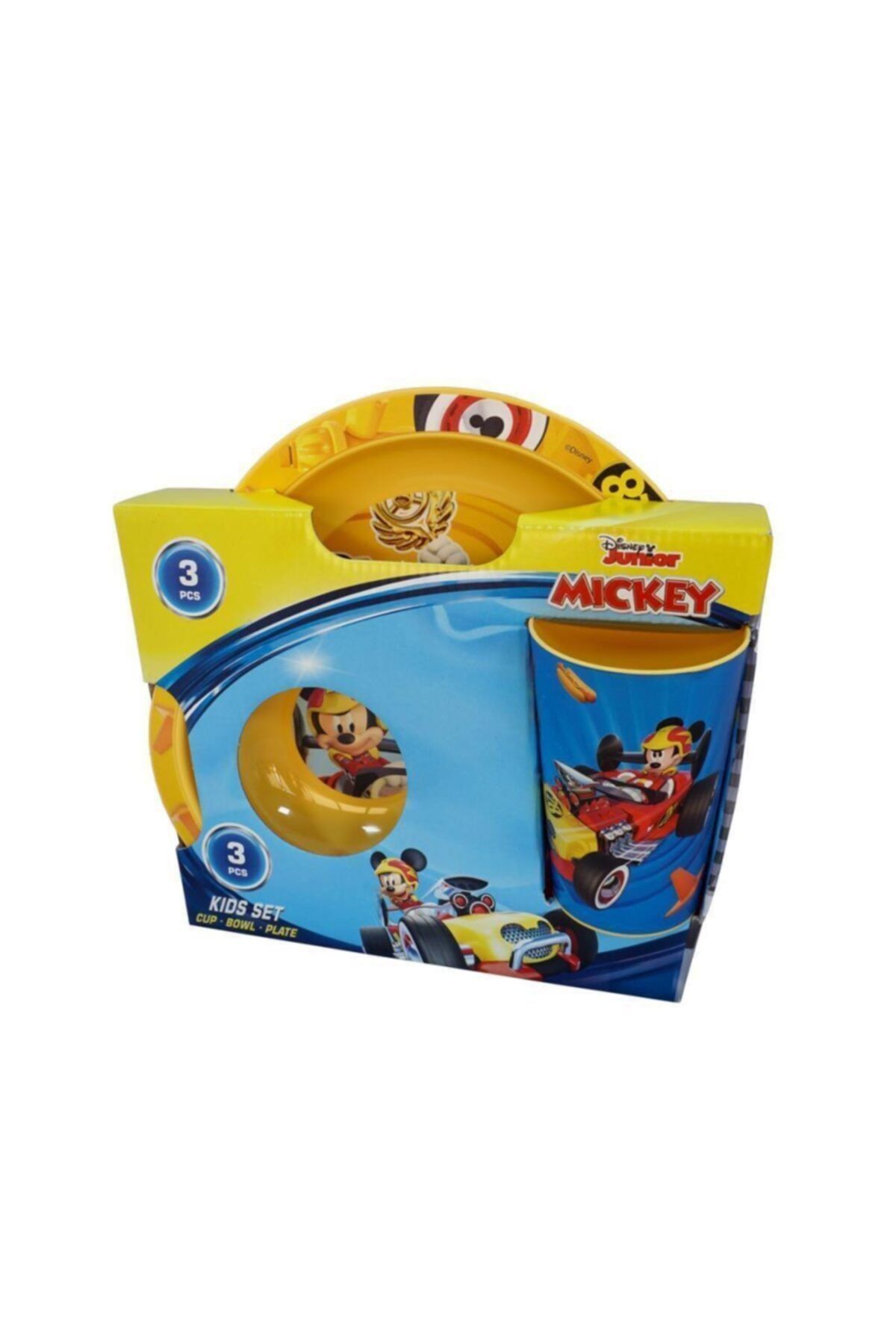 Herevin Mickey Lisanslı Plastik Tabak+Bardak Seti