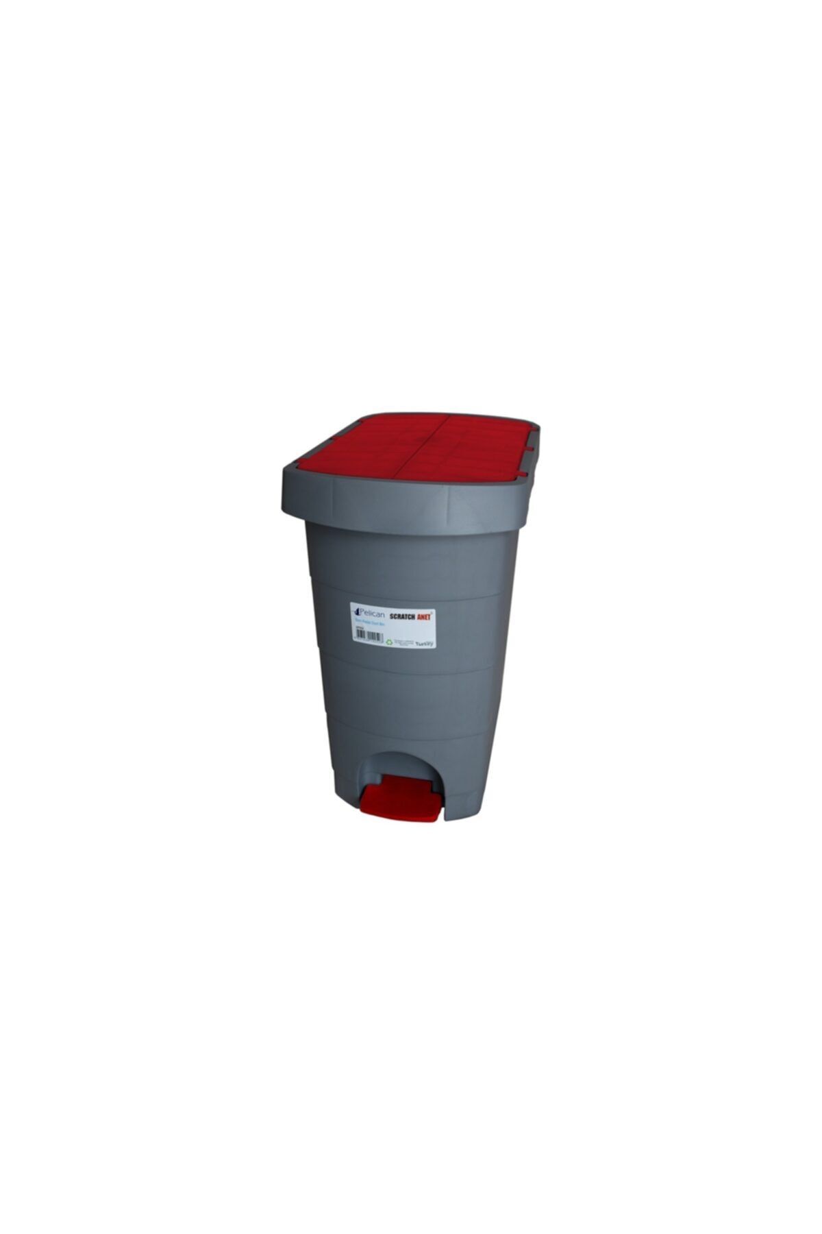 SCRATCH ANET Pedallı Çöp Kovası 60 L (iç Kovalı) Renkli Plastik Çöp Konteyneri