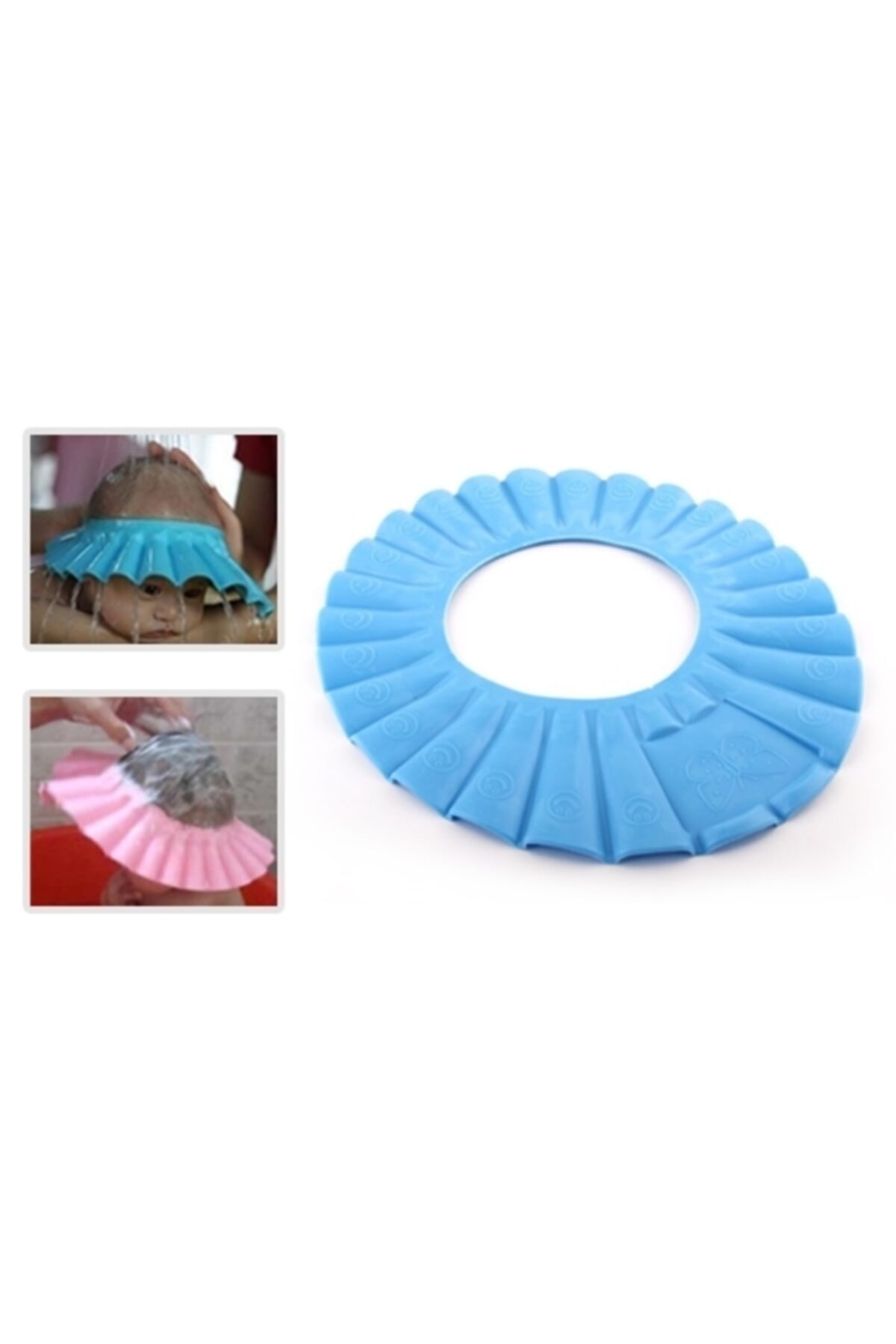 mymodahome Göze Su Kaçırmayan Bebek Banyo Şapkası