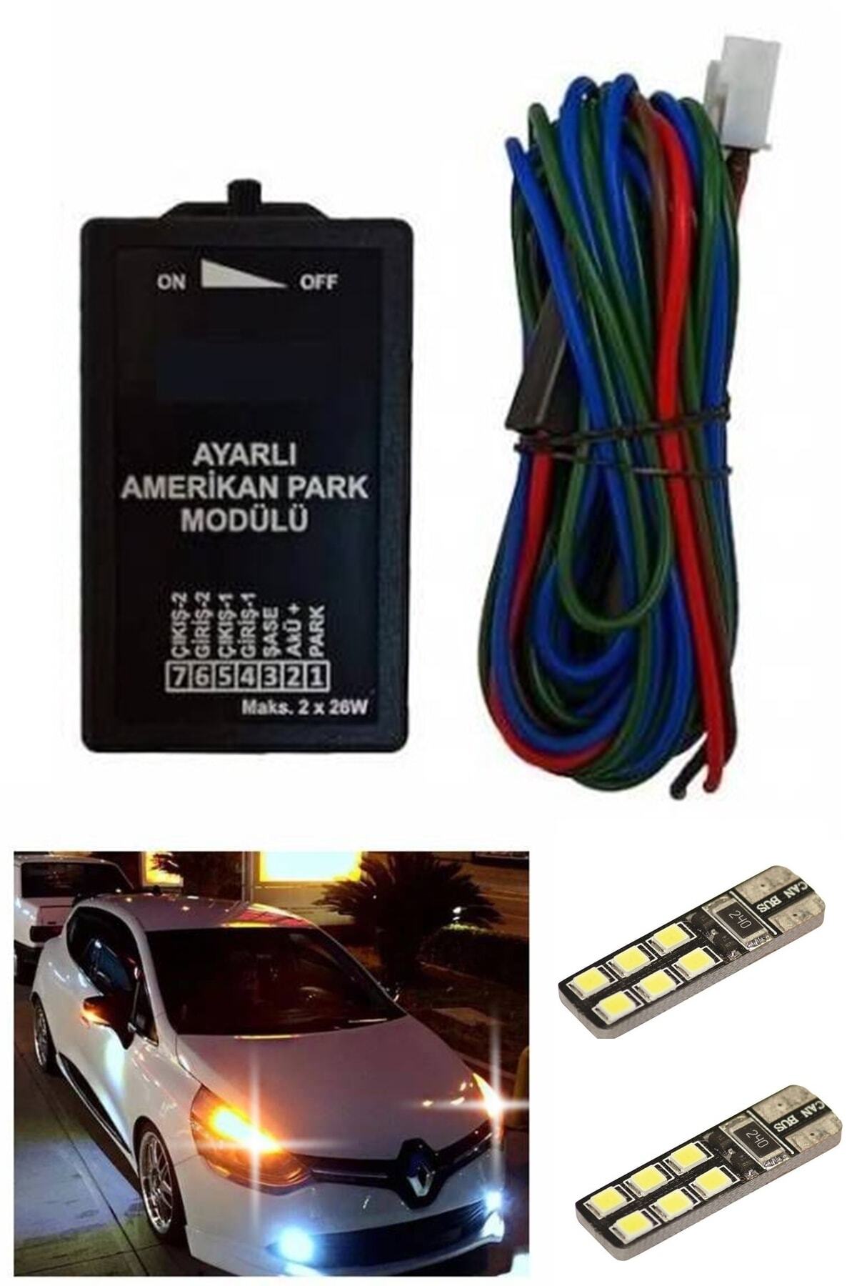 Unikum Ayarlı Amerikan Park Modülü T10 Led Hediyeli Arıza Işığı Korumalı