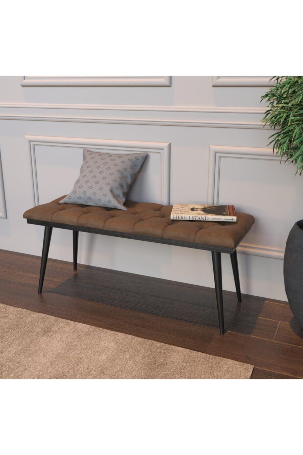 Bimossa Siyah Kahverengi Arden Bench 117 cm Z1020