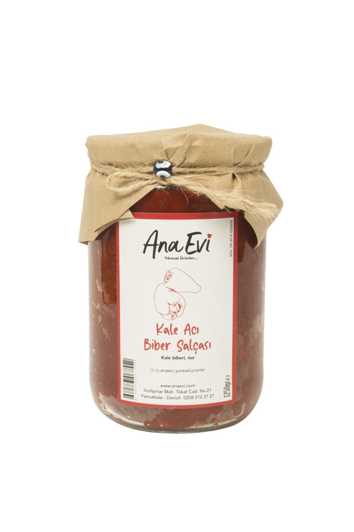 anaevi Kale Acı Biber Salça 1250 Gr