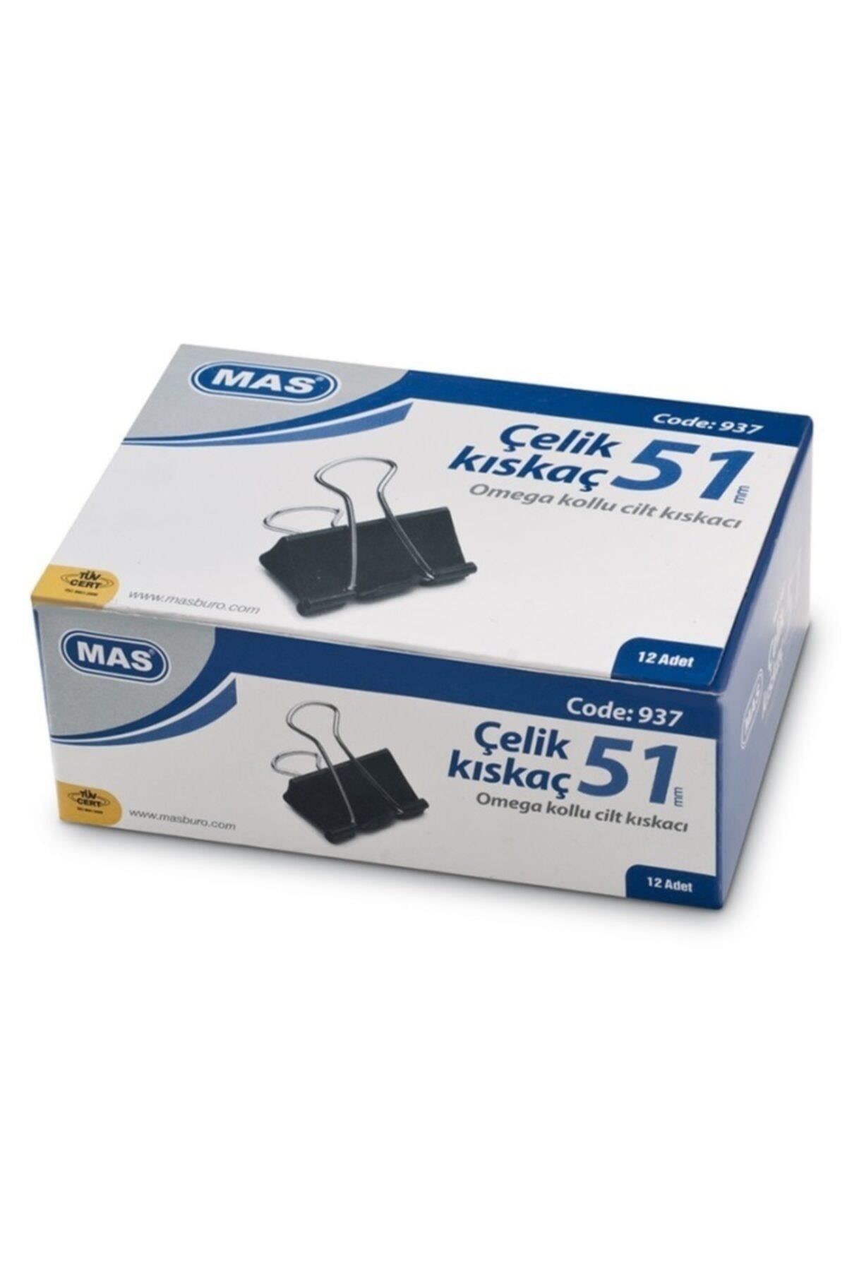 Mas Omega Çelik Kıskaç51mm 12'li