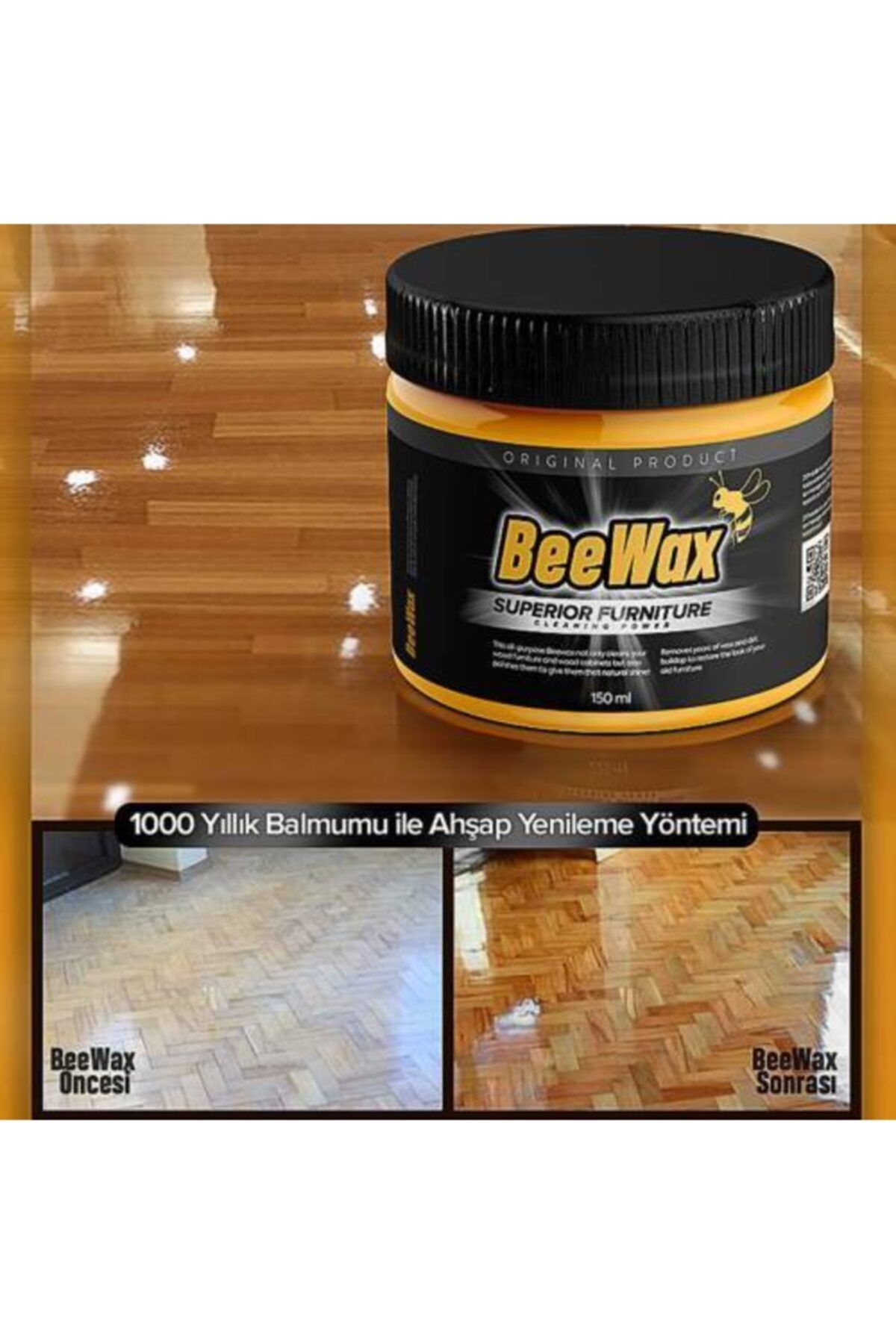 beewax 1 1 paket ahsap onarici parlatici koruyucu balmumu 2x150ml fiyati yorumlari trendyol