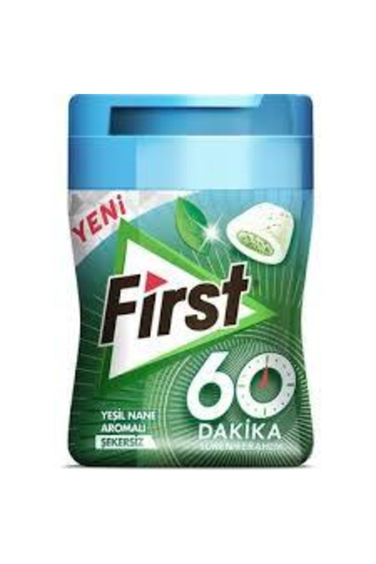 First Yeşil Nane Draje Şişe Sakız 64 gr
