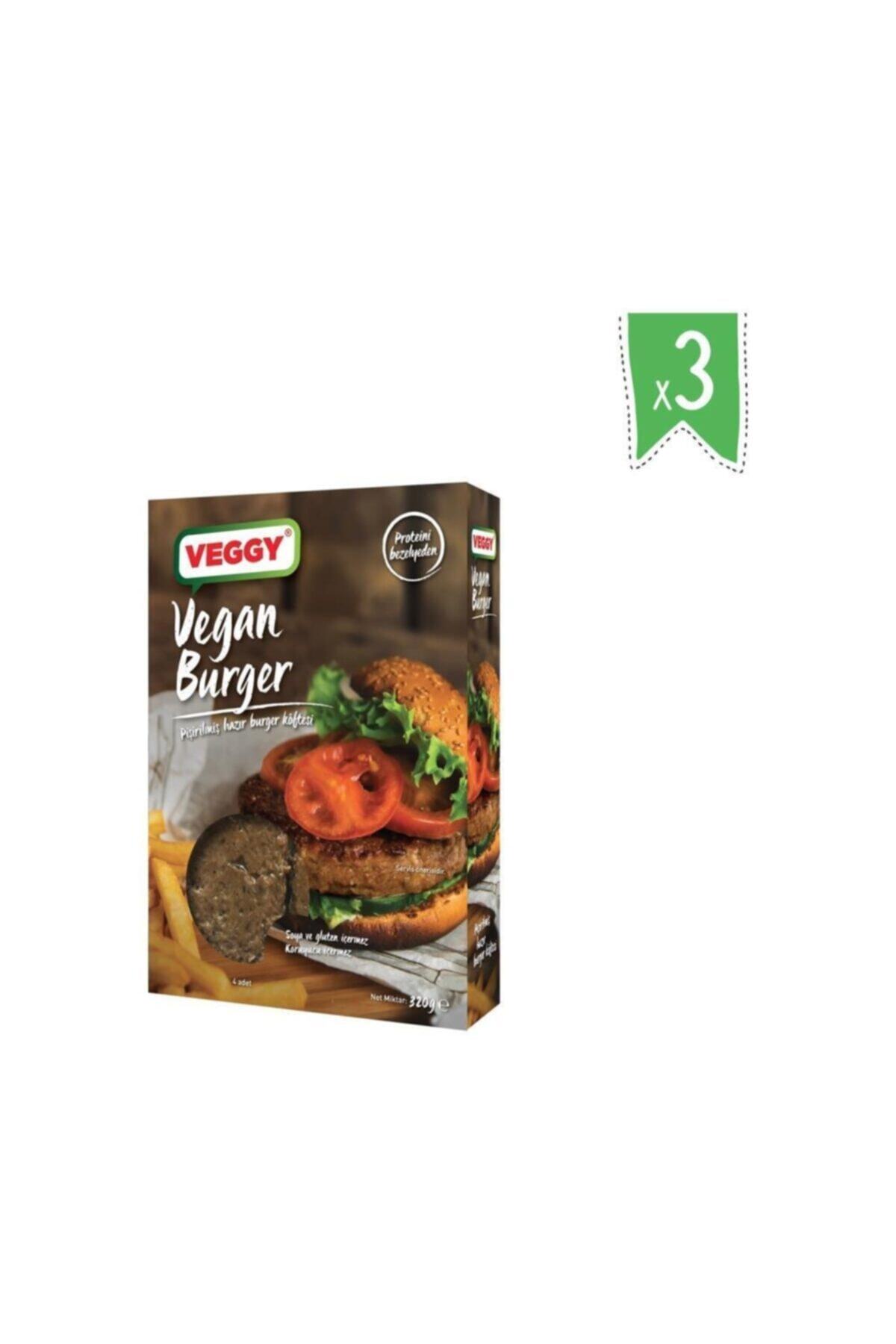 Veggy Vegan Burger 320 Gr X 3 Paket