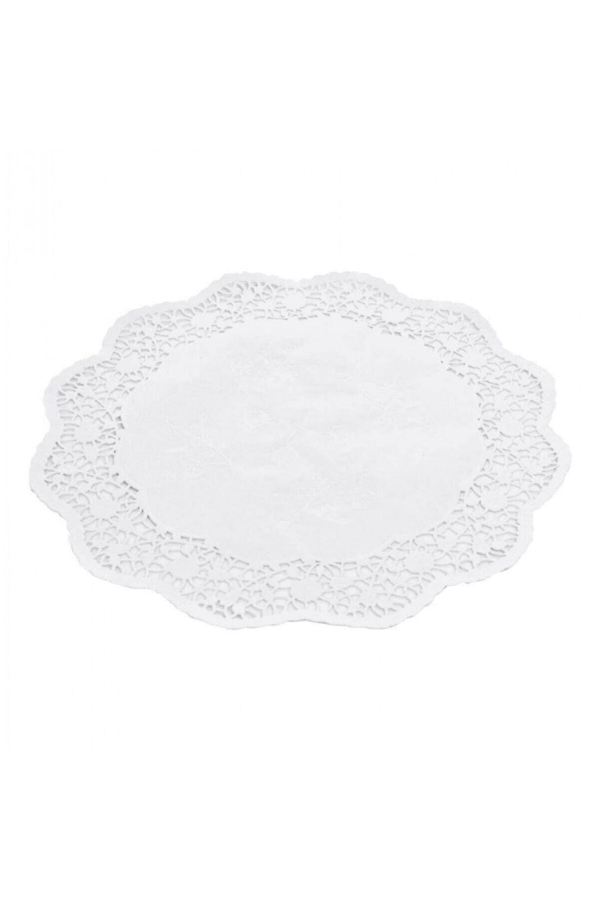 TahtakaleToptancıları Kağıt Bardak Altlığı Yuvarlak Dantel 9 Cm (500 Adet)