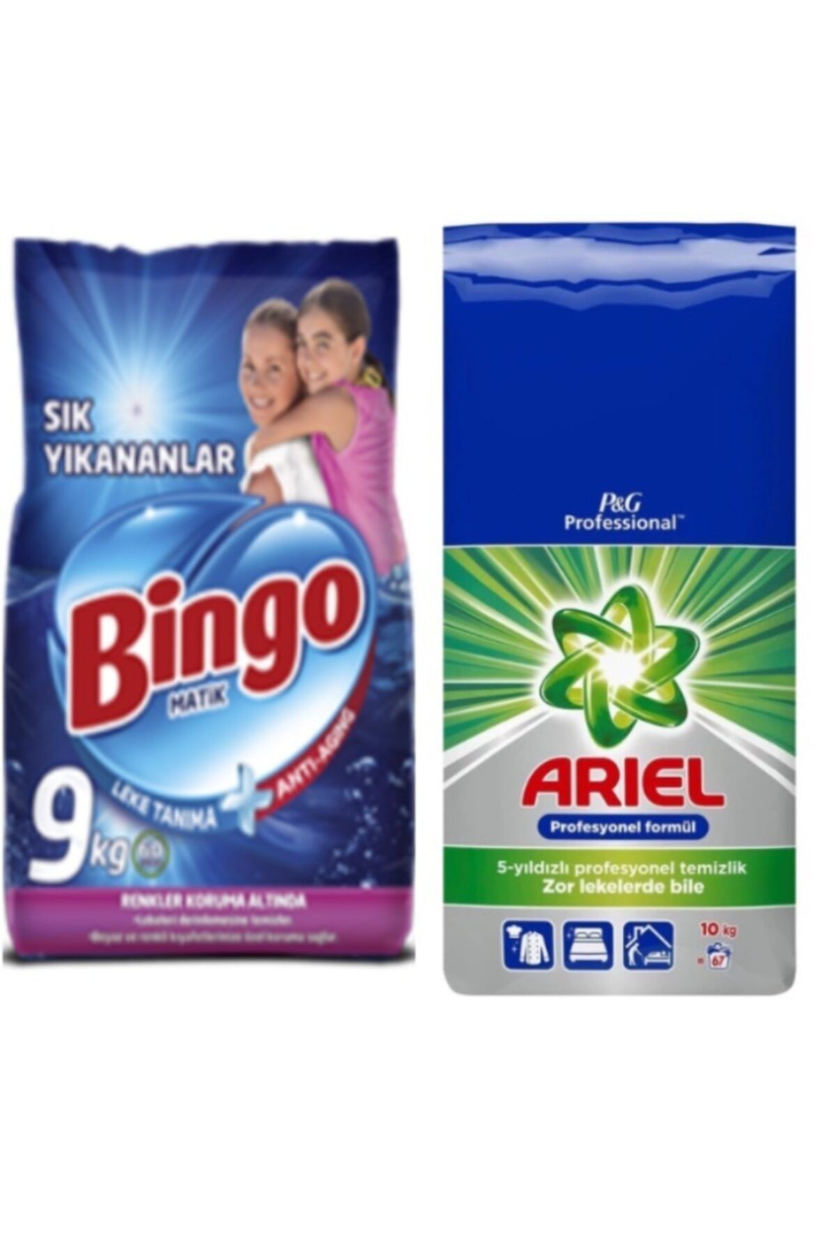 Bingo 9 kg Sık Yıkama Ariei 10 kg Profesyonel Formül