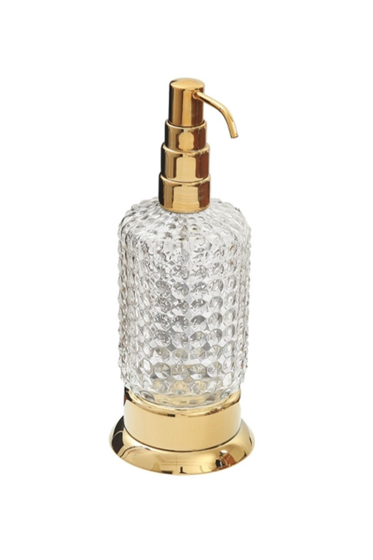 Comfort Vintage Gold Set Üstü Pirinç-optik Cam Sıvı Sabunluk 8230
