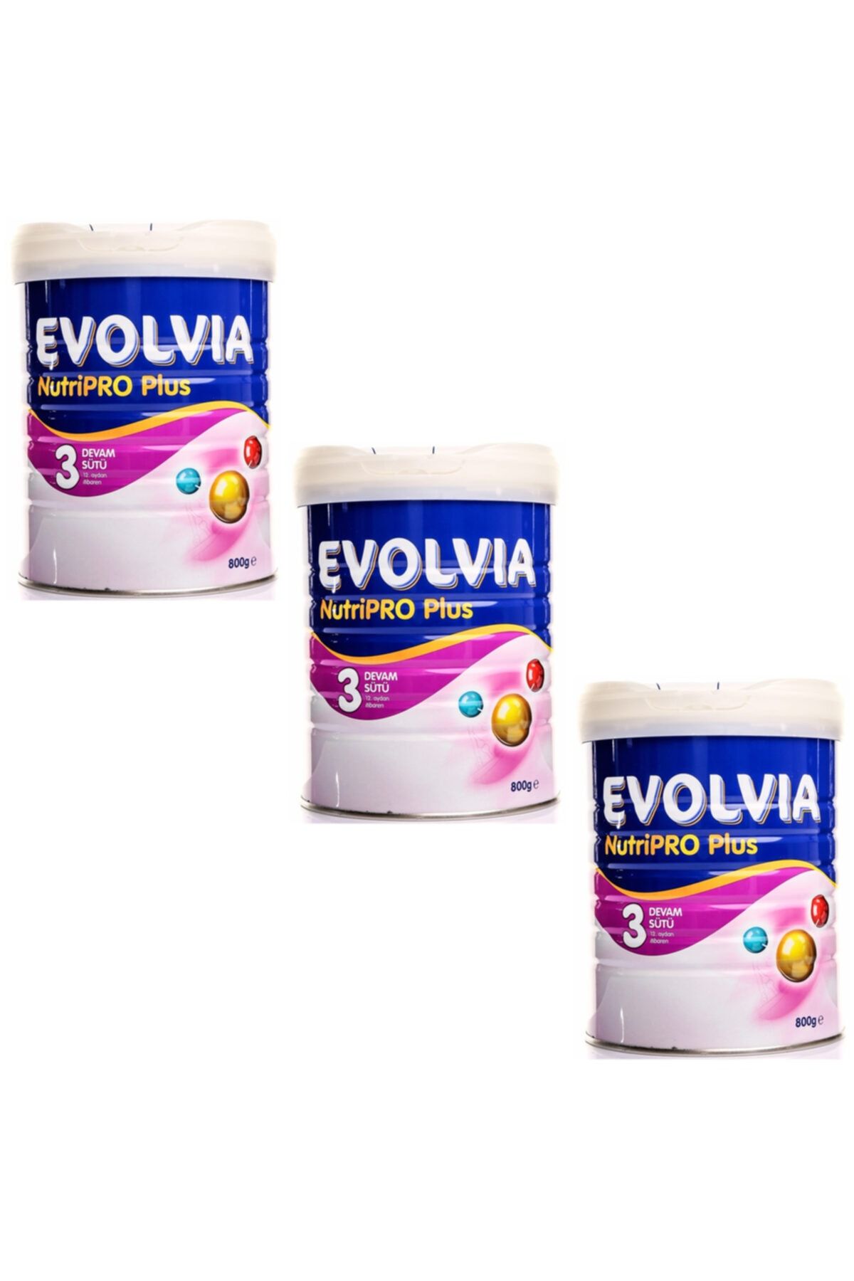 Evolvia Nutripro Plus 3 Devam Sütü 800 gr 3 Adet