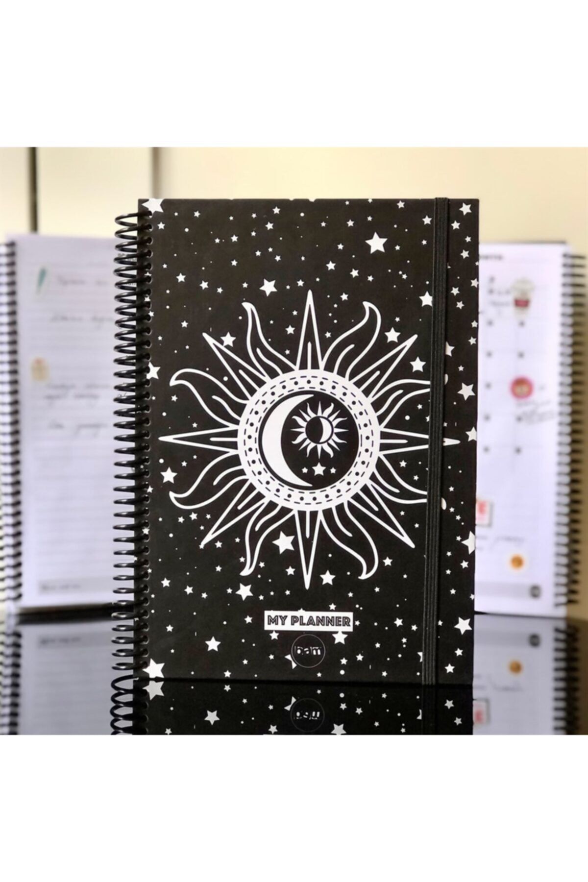 Adil Baba Tarot Tasarımlı Sert Kapaklı Lastikli Sprelli Tarihsiz Akademik Haftalık Planlayıcı Ajanda