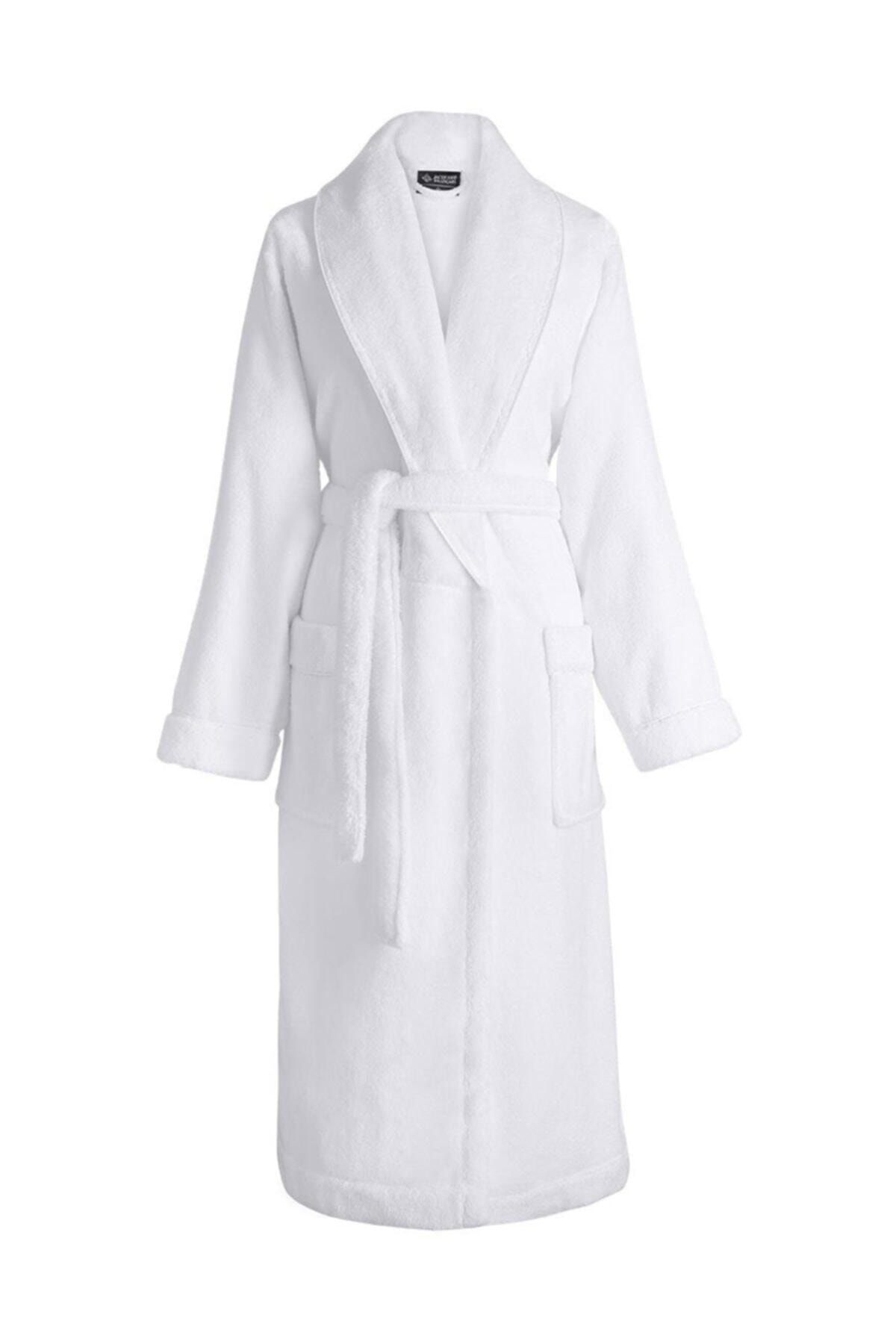 Elmira Textile Elmira Battal Boy Büyük Beden Kadın / Erkek Şalyaka Bornoz 2xl-4xl