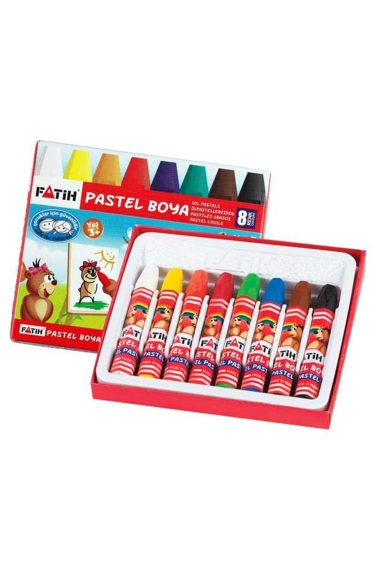 fatih pastel boya 8 renk king size fiyati yorumlari trendyol
