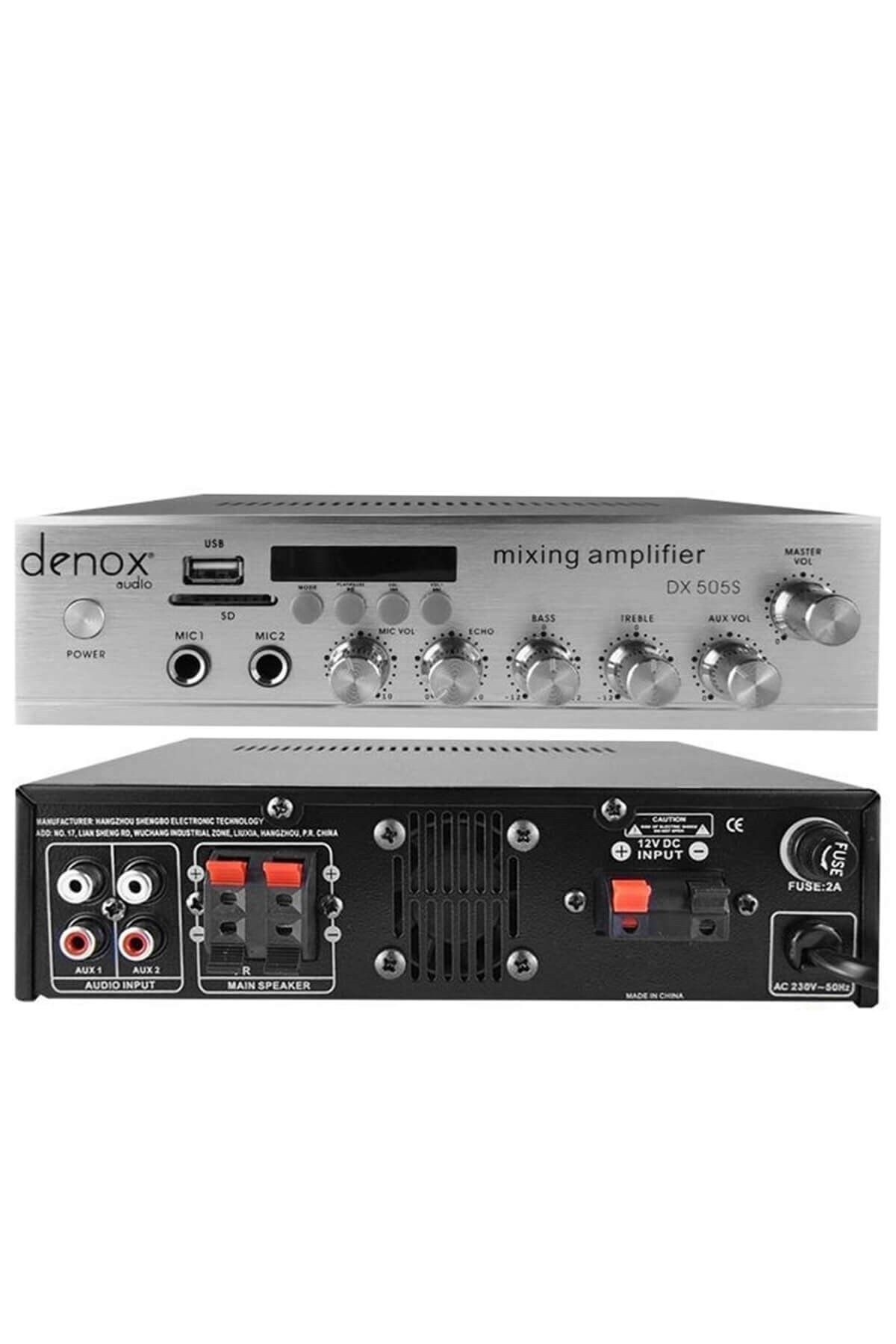 Denox Astron Dx-505s Stereo 2x50 Watt Usb Sd Kart Amfi