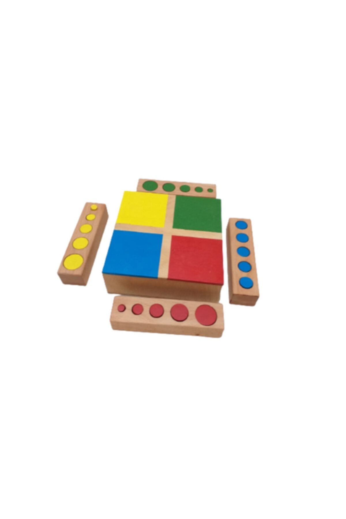 Montessori Gemisi Mini Kulplu Ve Kulpsuz Silindirler