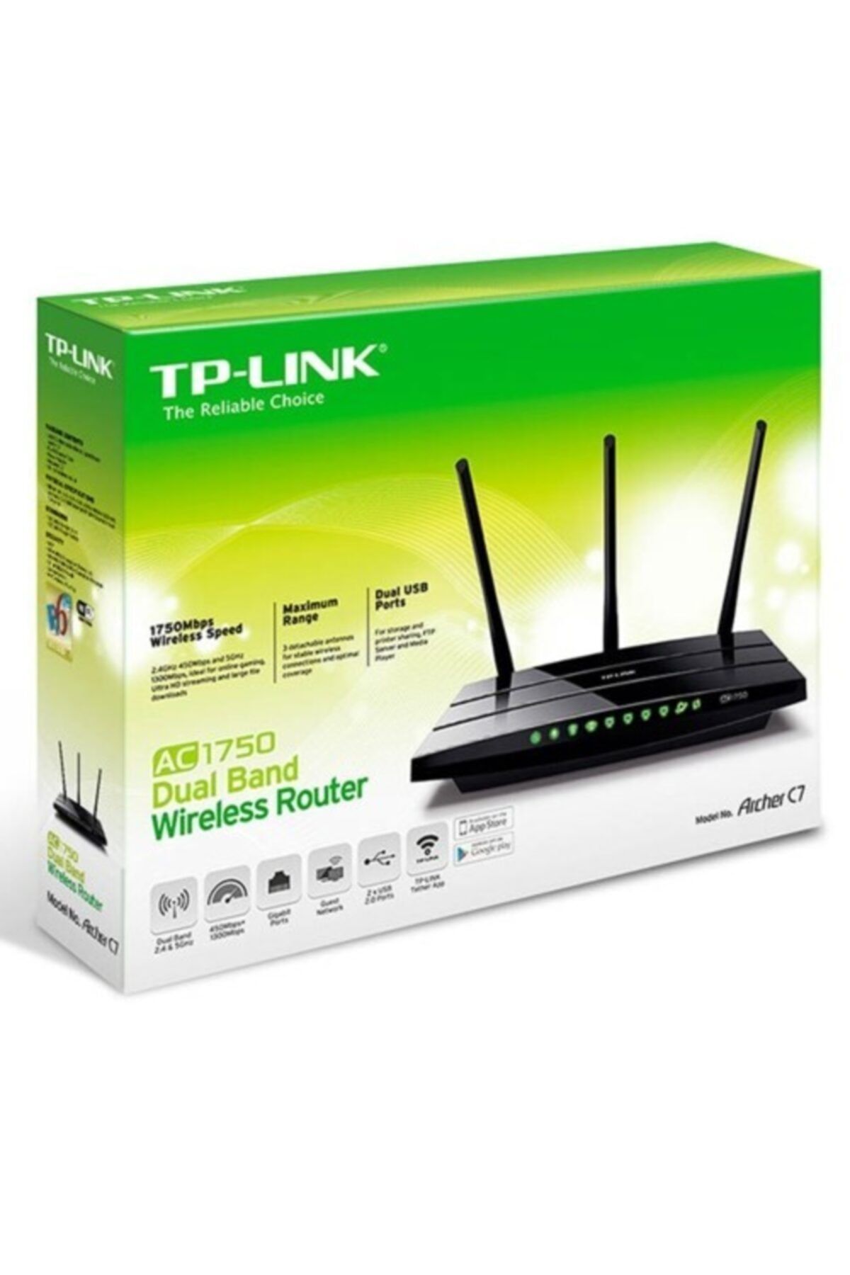 Marktuso Tp-link Archer-c7 Ac1750 Wifi Gigabit Router