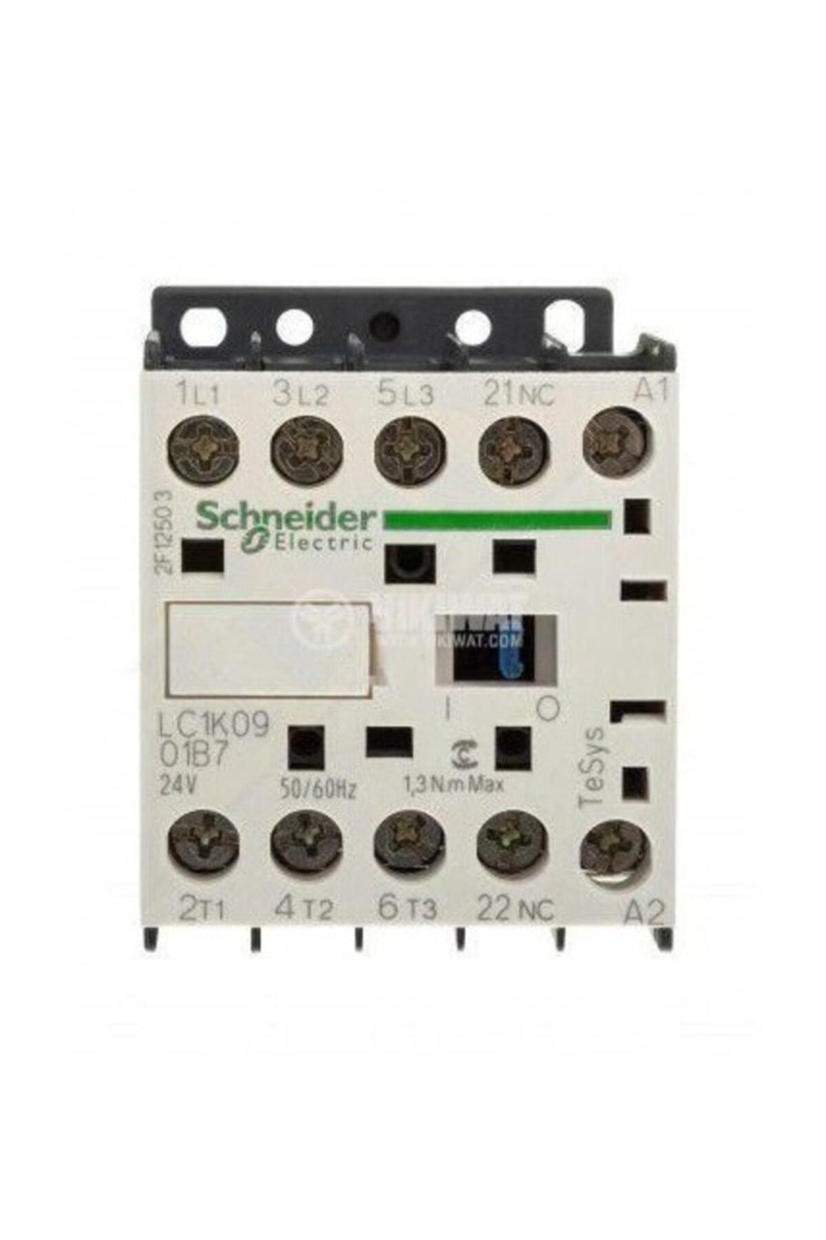 Schneider Electric Schneider Kontaktör Lc1-k1201b7 5,5kw 24vac