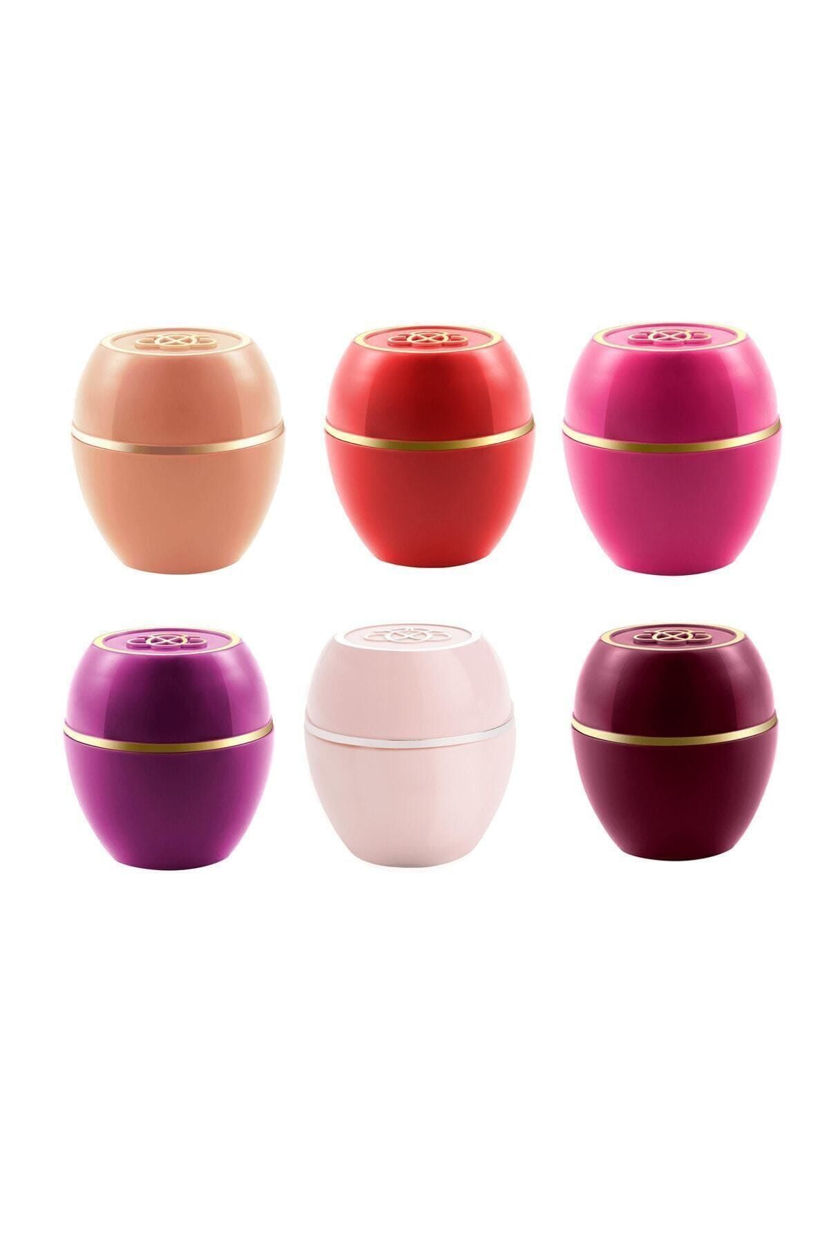 Oriflame Tender Care Balm 6'lı Set - Frenk Üzümlü, Kayısılı, Güllü, Narlı, Tunar Yemişi Özlü, Sade