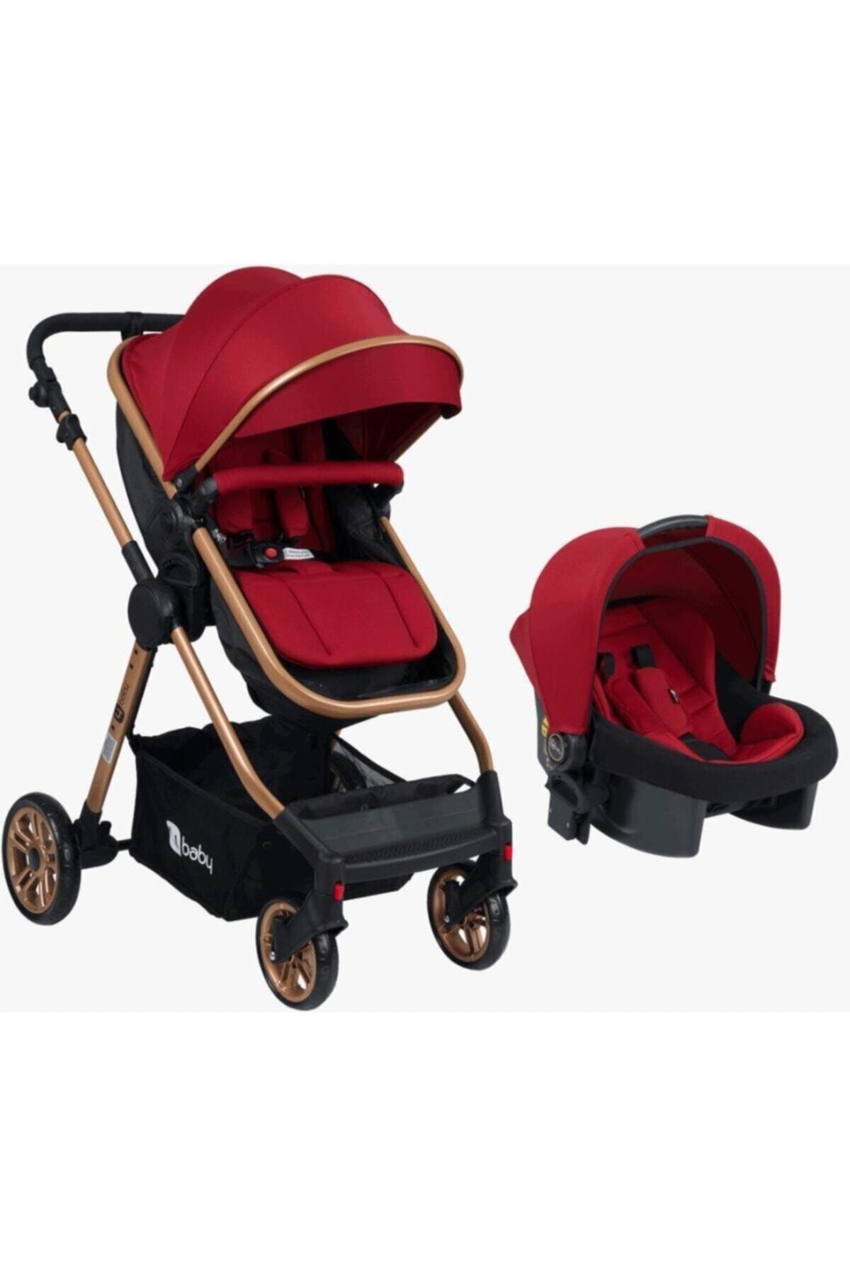 4 Baby Bordo Four Baby Cool Gold Travel Sistem Bebek Arabası