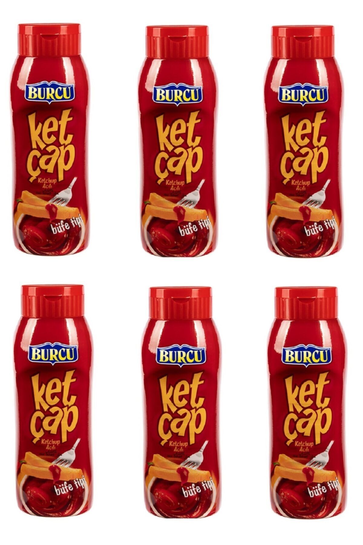 BURCU Ketçap Acı 650 G X 6 Adet