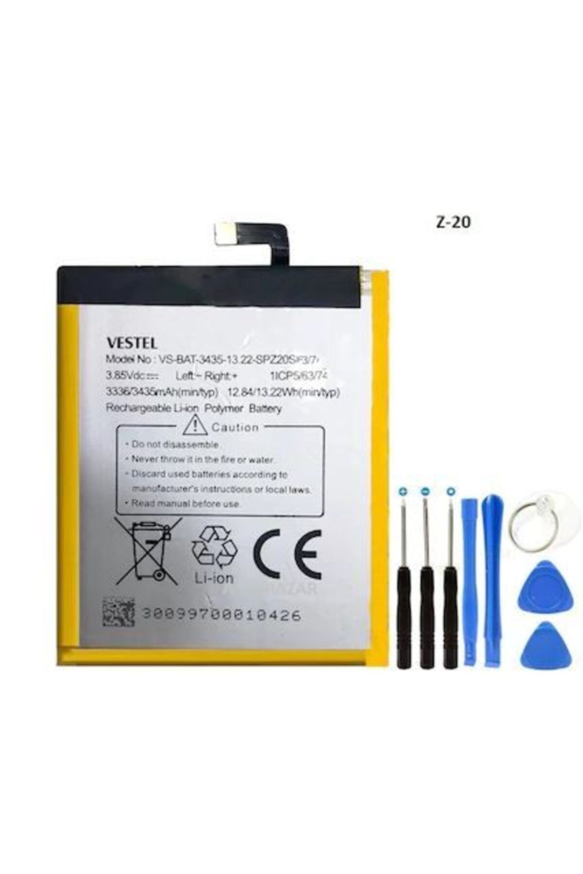 instatech Vestel Venüs Z20 Batarya Pil + Tamir Seti Bat-3435