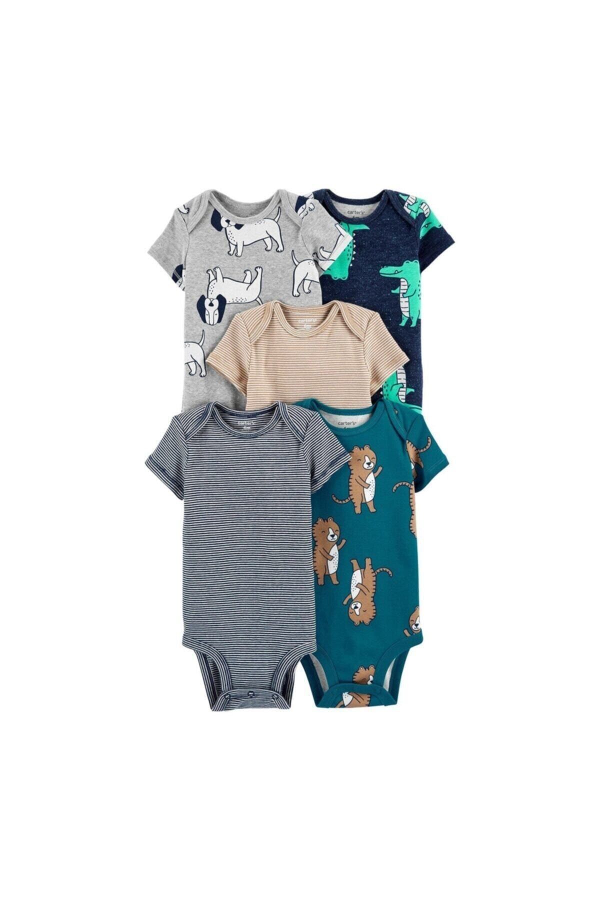 Carter's Yeni Doğan Erkek Bebek Bebek Body 5'li 1j982010