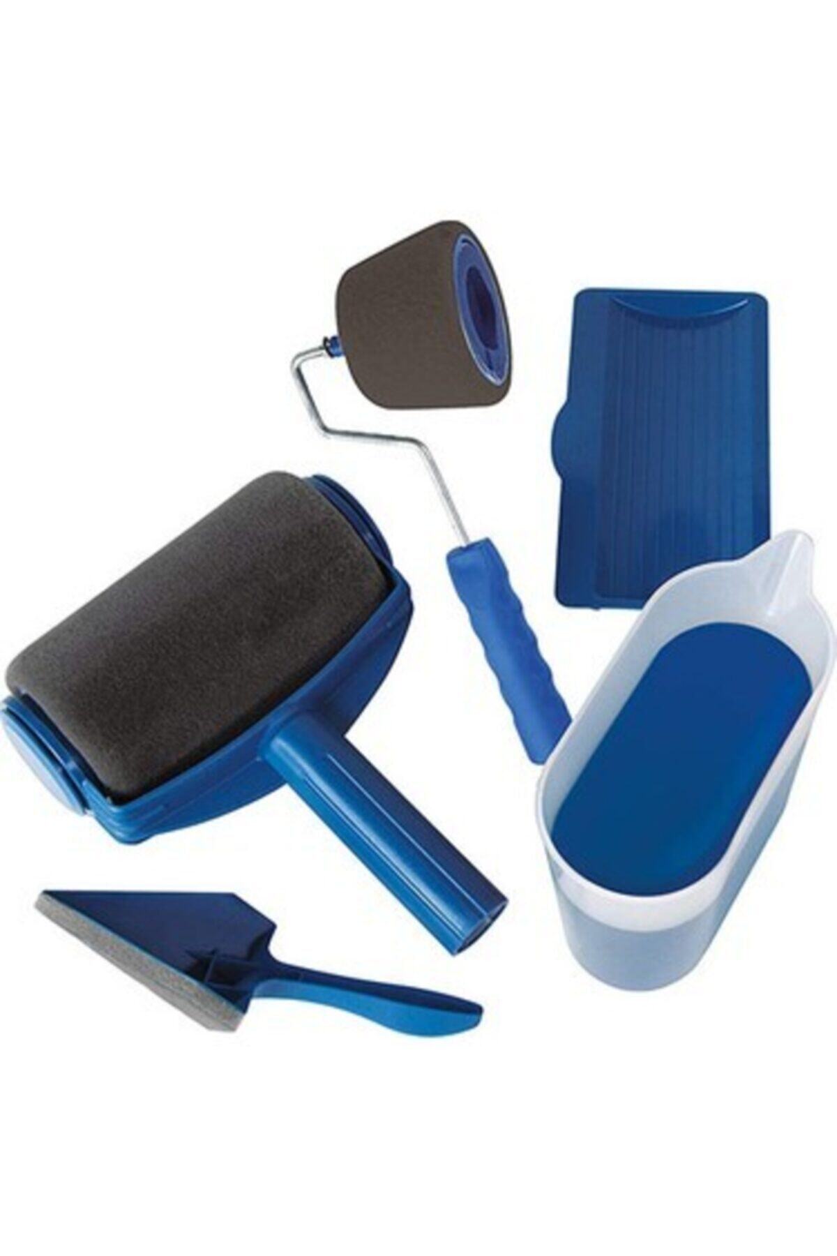 pratikbilgilerim Kendinden Hazneli Dökülmeyen Damlatmayan Çok Fonksyonlu Boyama Rulosu Tam Set