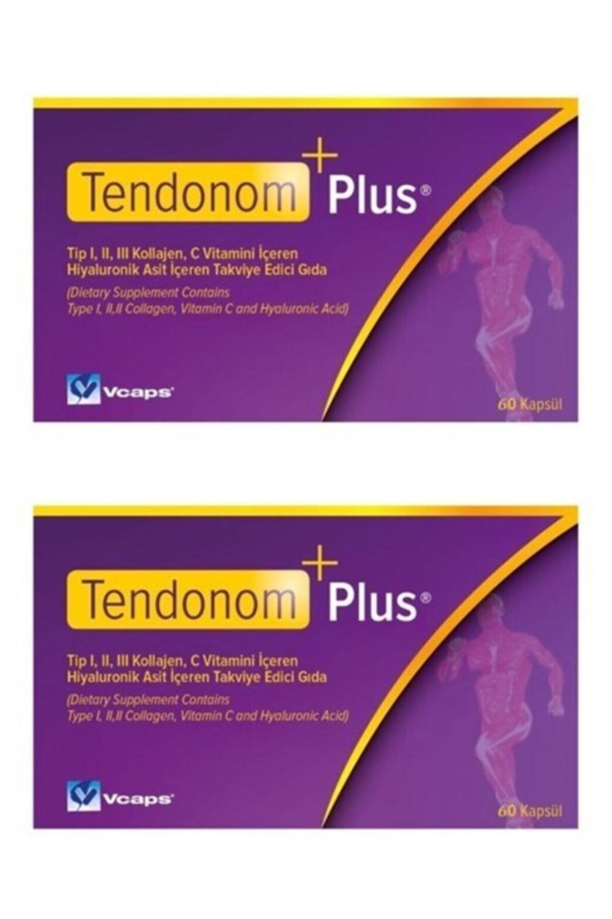 Tendonom Plus Tip 1-2-3 Kollajen 60 Kapsül 2 Li Set Skt: 12/2023