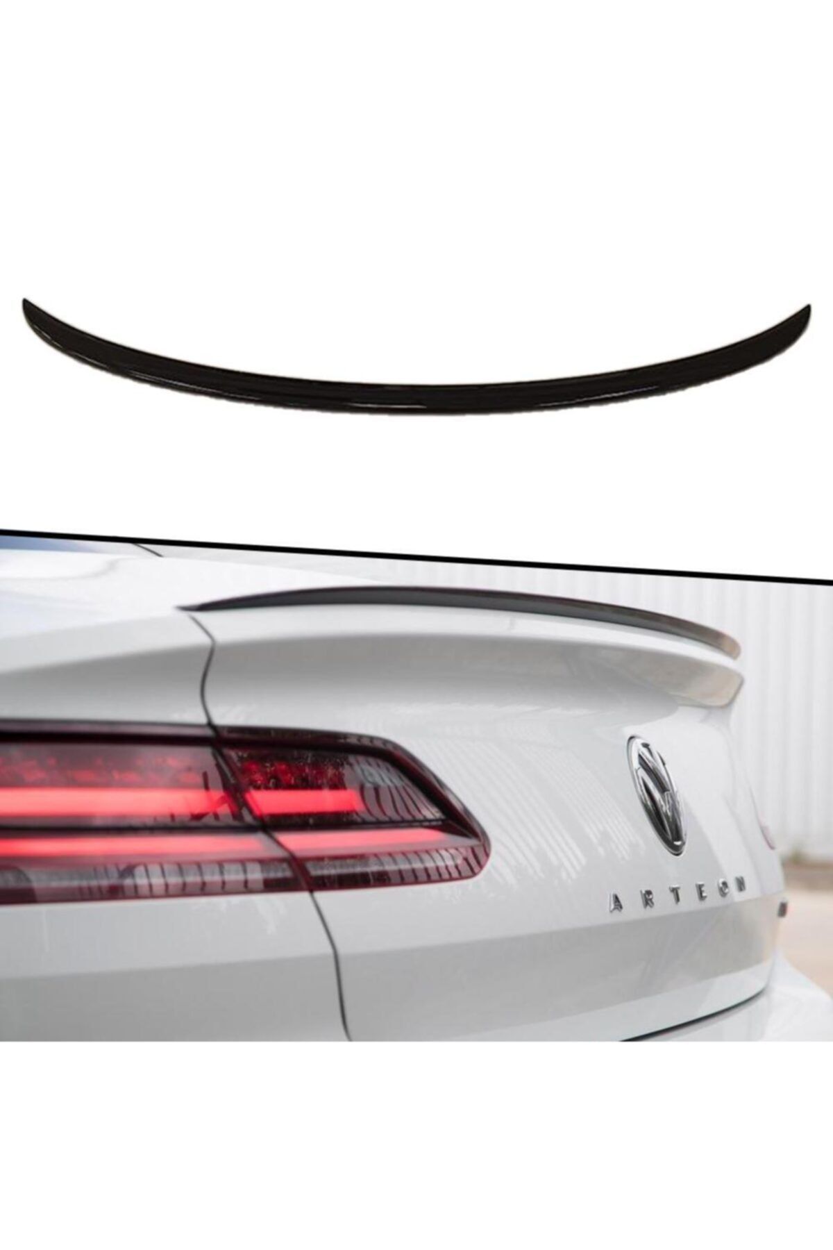 Araba Alışveriş Volkswagen Tuning Passat Arteon Piona Black Boyalı Spoyler/spoiler
