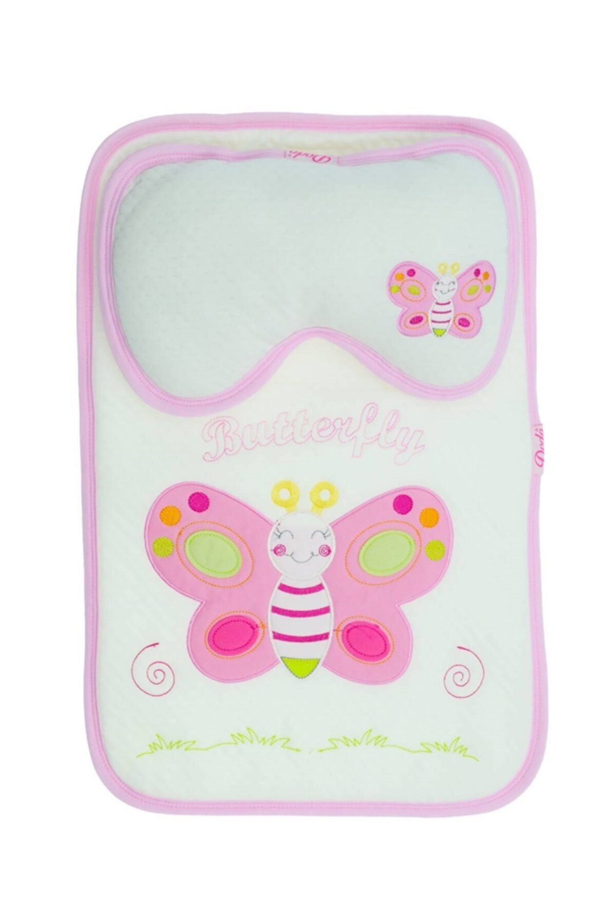 İzge Ana Kuzusu Baby Kız Bebek Kelebek Nakışlı Alt Açma