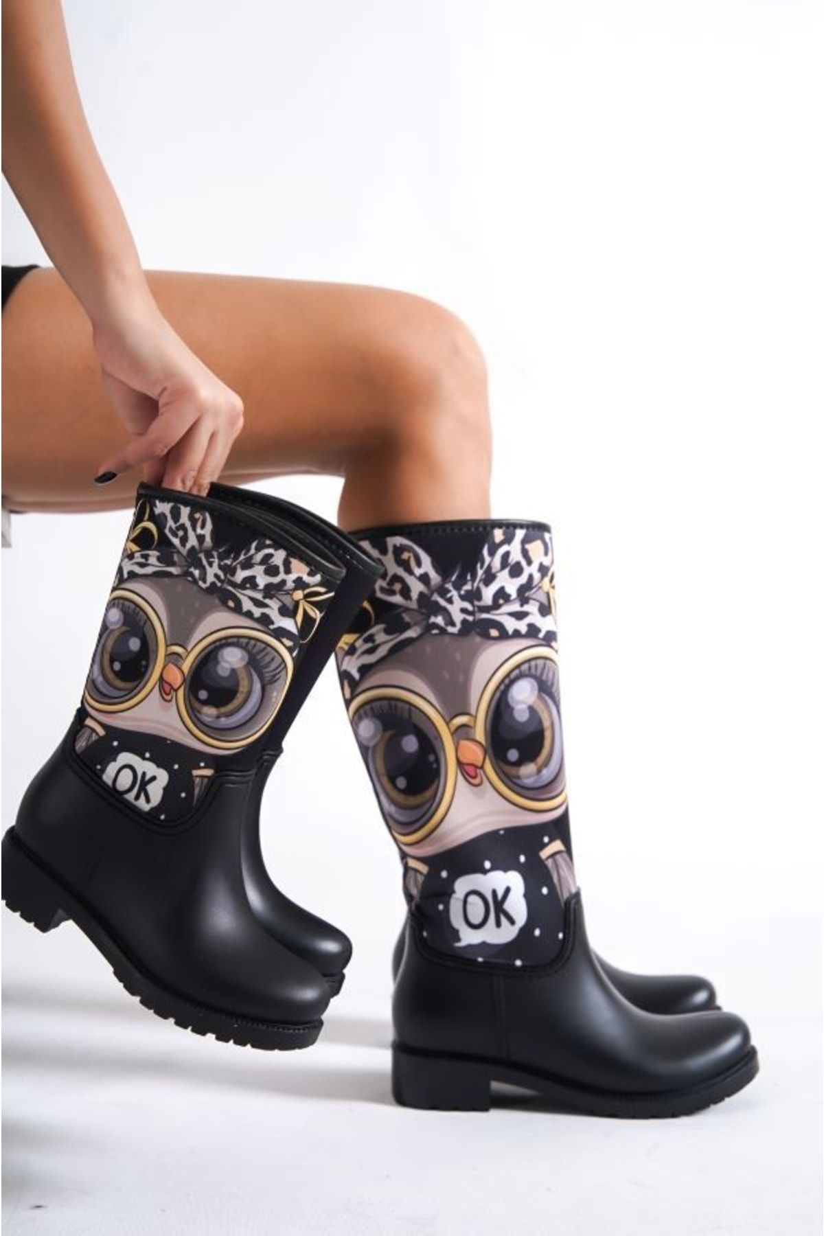 Owl rain deals boots womens