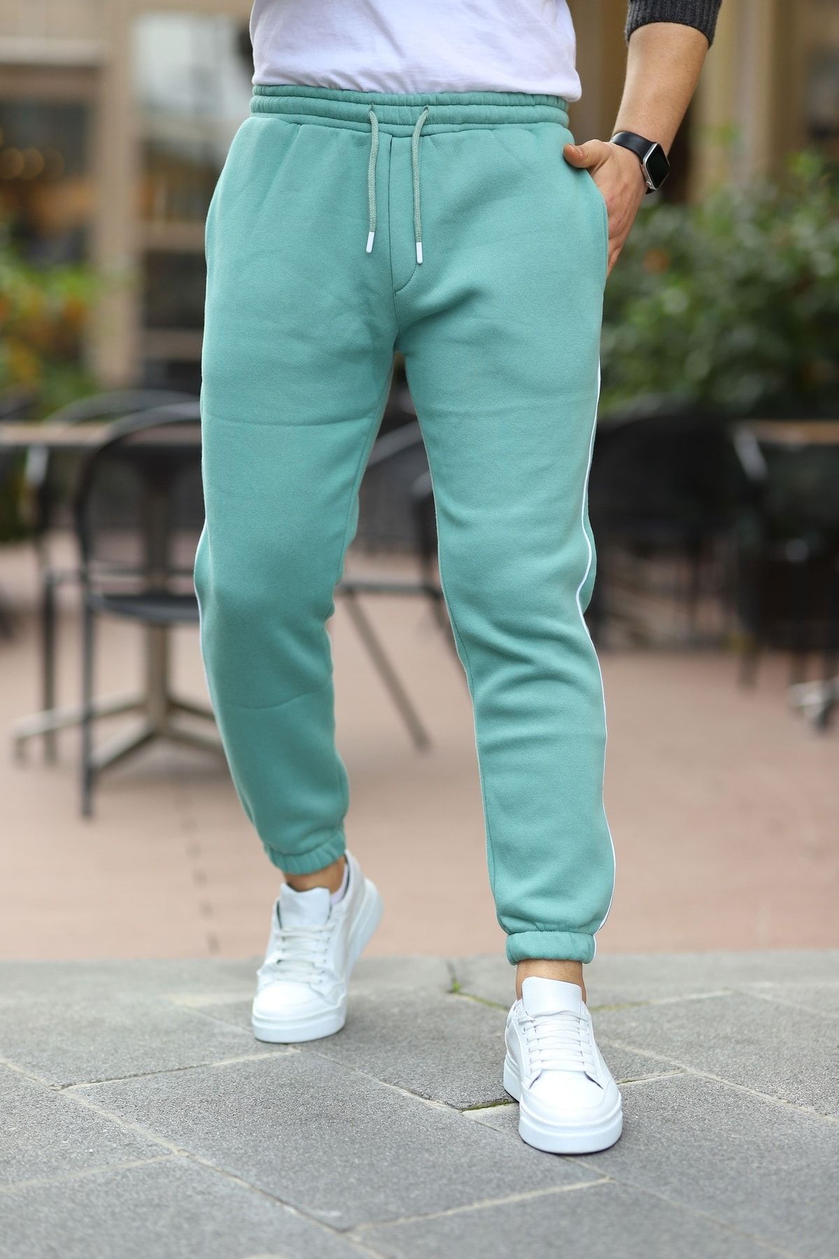 comstar Men s Thick Winter Cotton Sweatpants with Elastic Legs