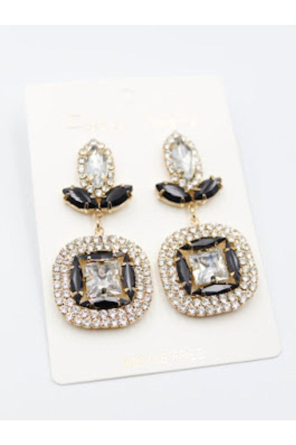 Black earrings deals design