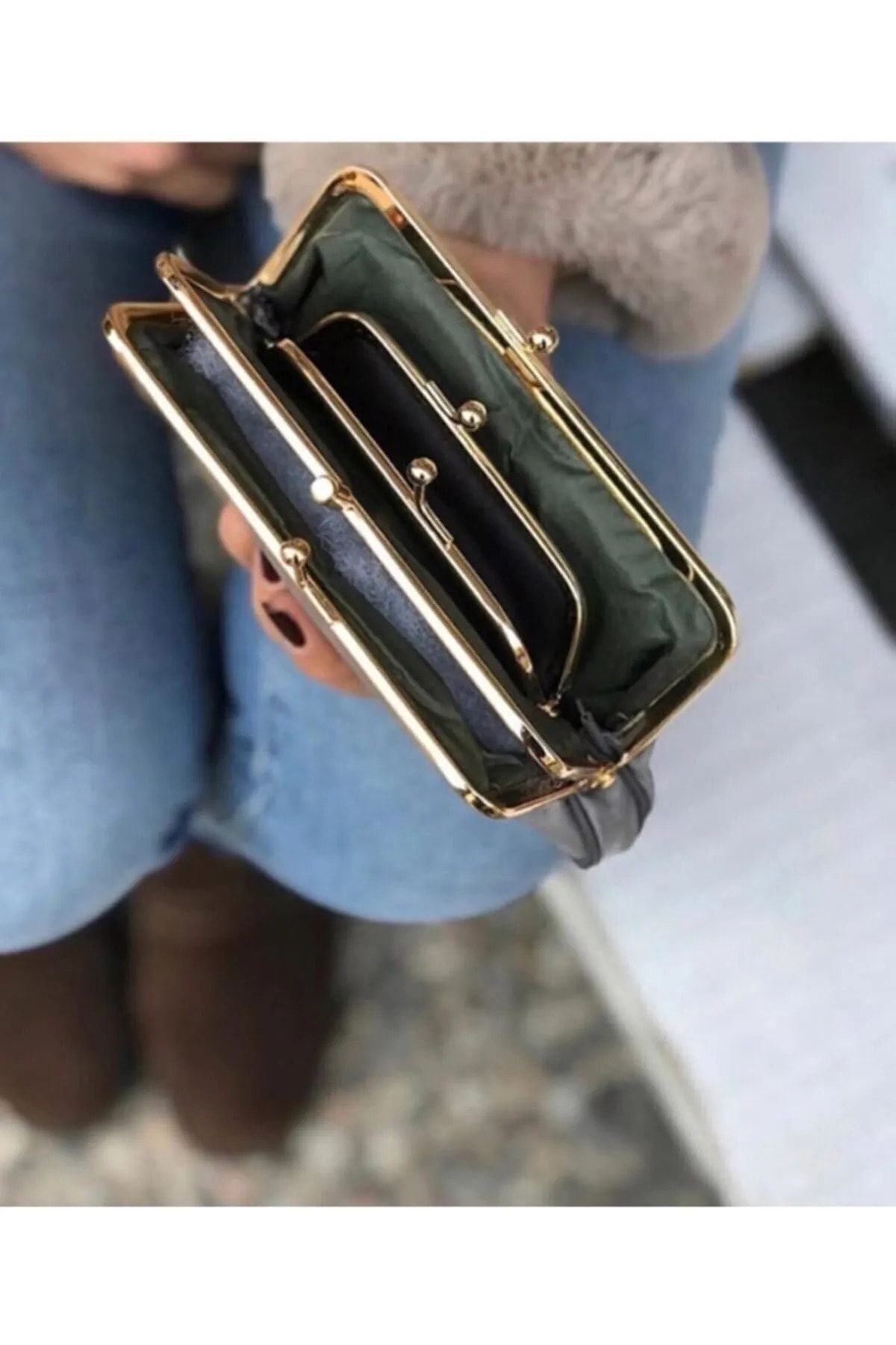 Erzeno Cream Women s Genuine Leather Coin Purse Trendyol