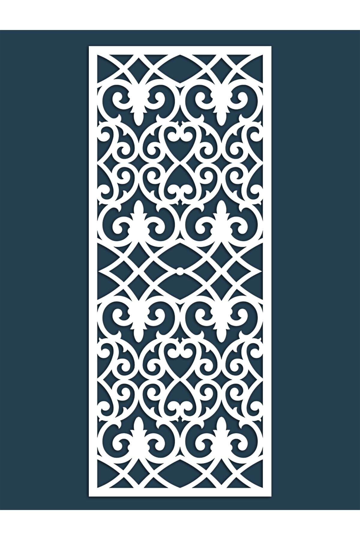 Liar Dekor Liar Ahşap Seperatör (Paravan) - KSP-206 - (18 mm) - (100 cm x 210 cm) - (Beyaz)