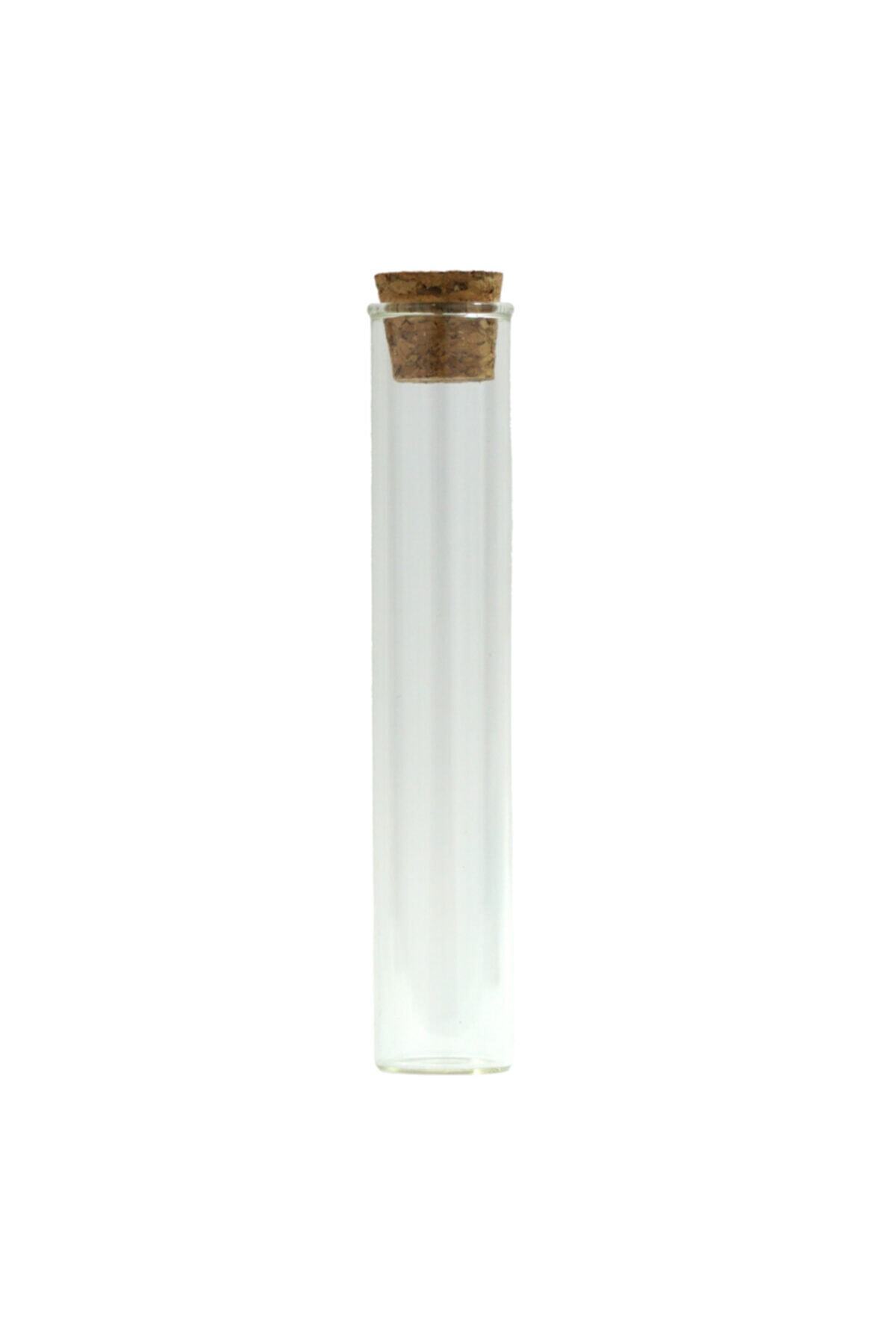 CAMBURADA CAMGEN Cam Tüp Mantar Tıpalı Dibi Düz 22*150 Mm