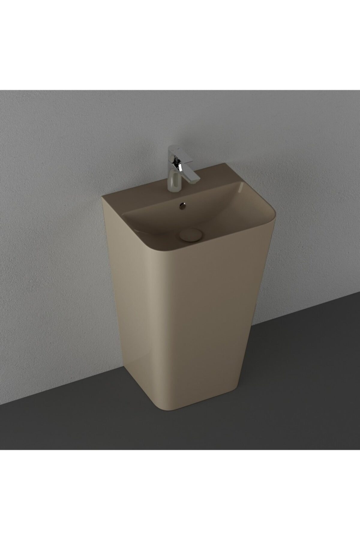 İsvea Isvea Sott'aqua 50 Cm Monoblok Lavabo - Vizon