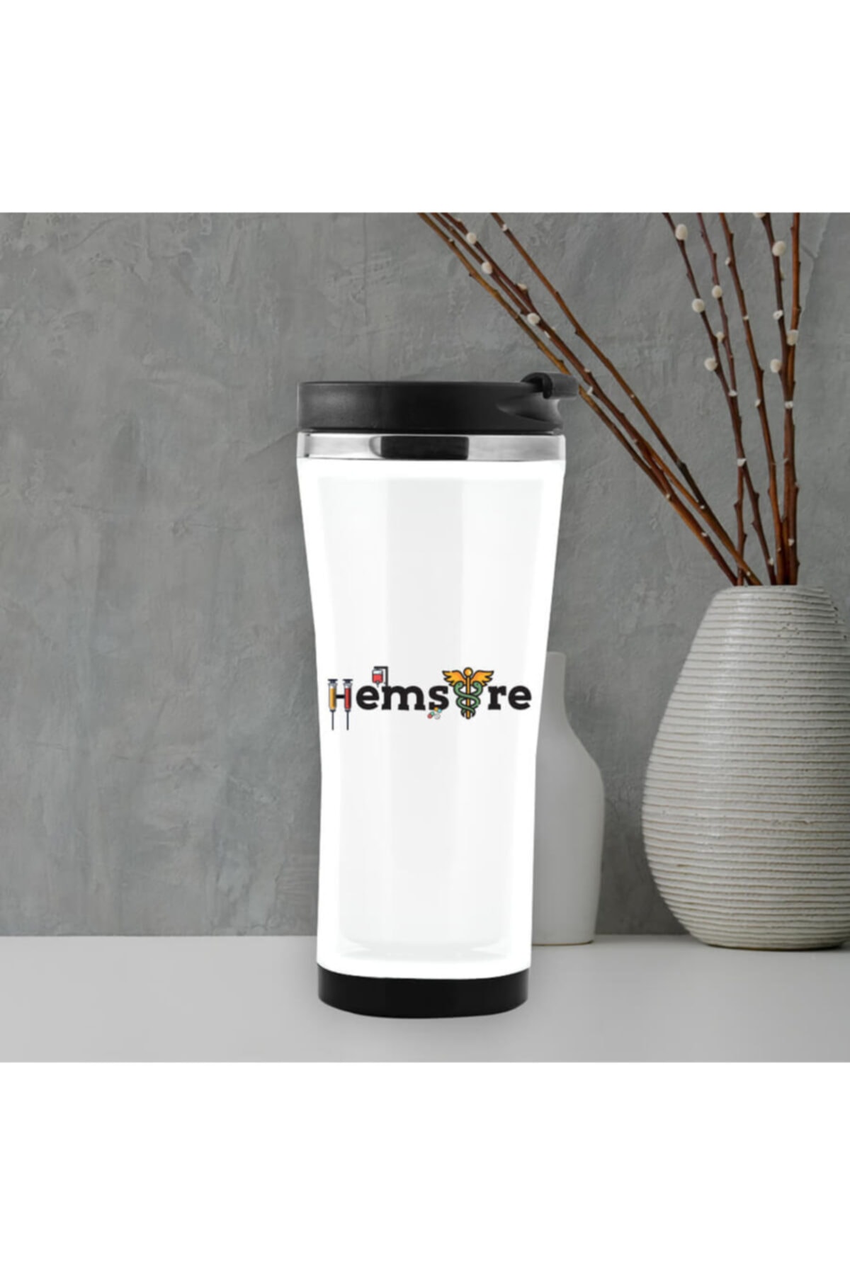 HediyeSec Hemşireye Hediye Termos Mug