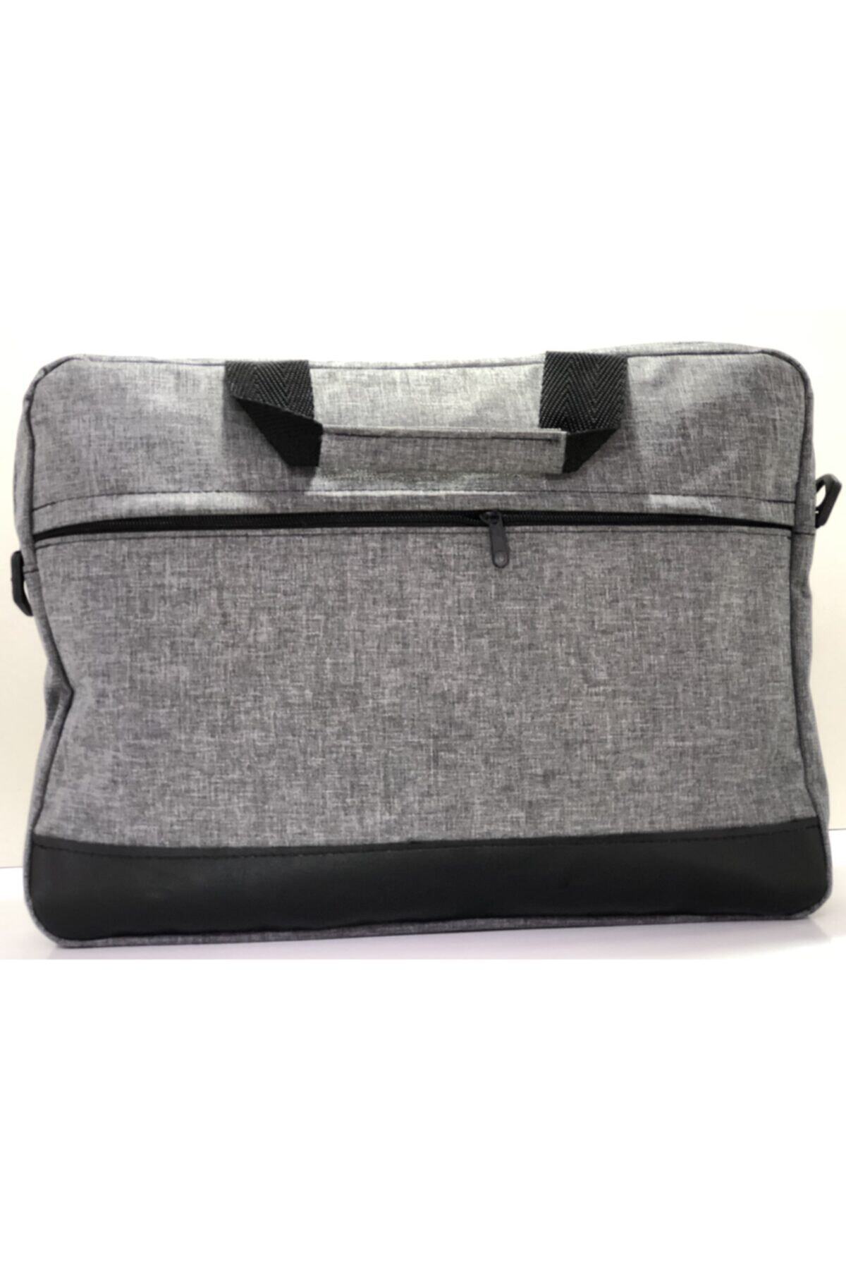 mymodahome Gri Unisex Laptop & Evrak Çantası