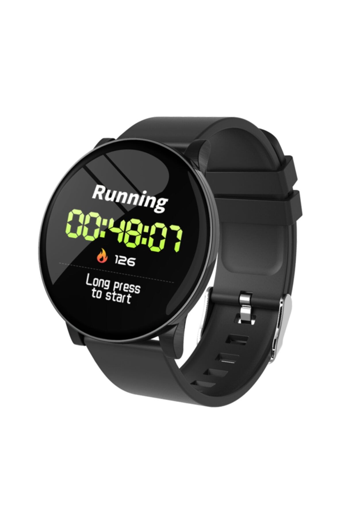 Skmei W8 Yuvarlak Spor Bilezik Kalp Hızı Kan Basıncı Hava Tahmini Bluetooth Akıllı Saat W8 Smartwatch