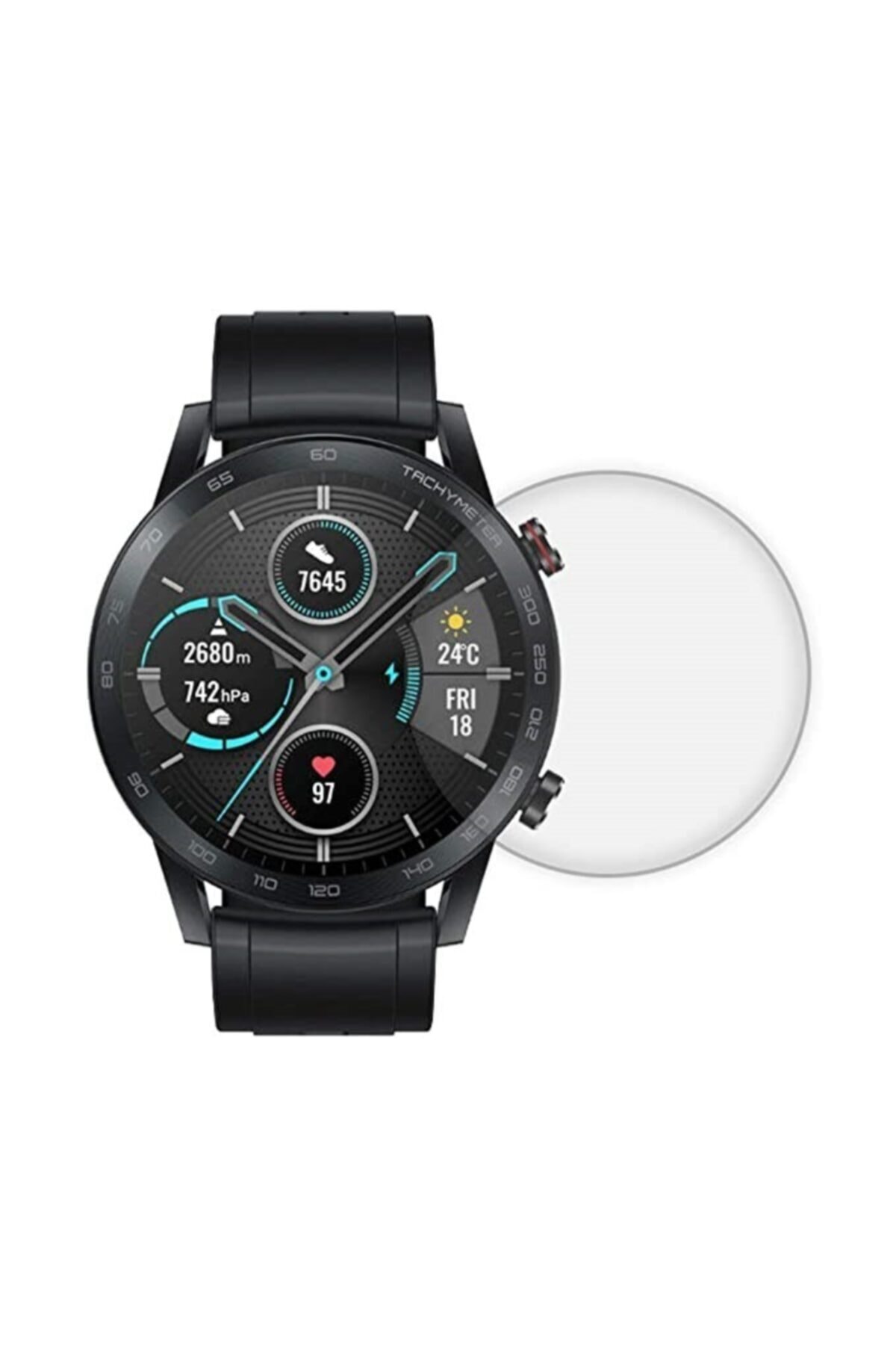 endijital Honor Magic Watch 2 46mm Darbe Emici Ekran Koruyucu