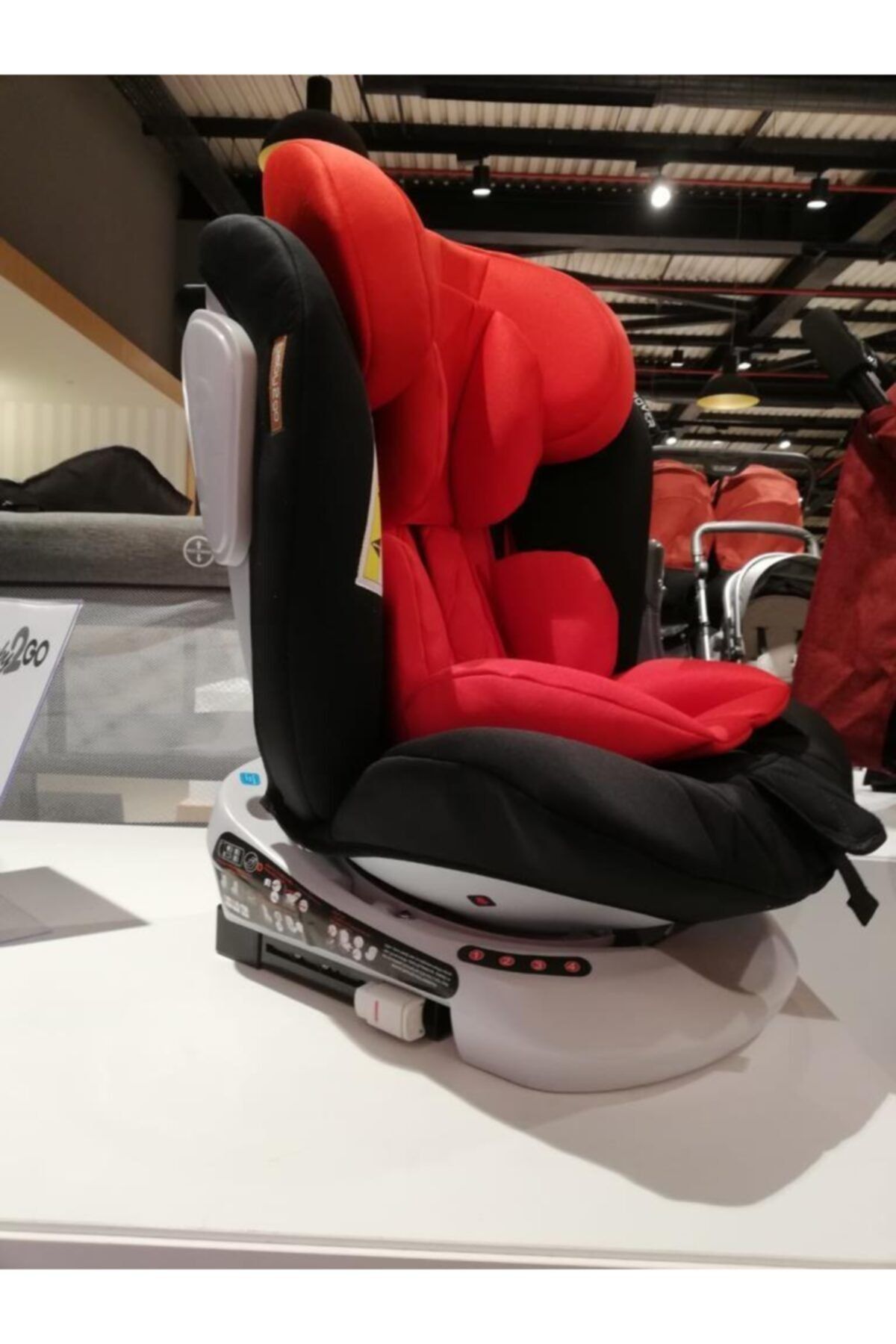 Baby2Go Gri Tabanlı Kırmızı Oto Koltuğu 2061 Rover