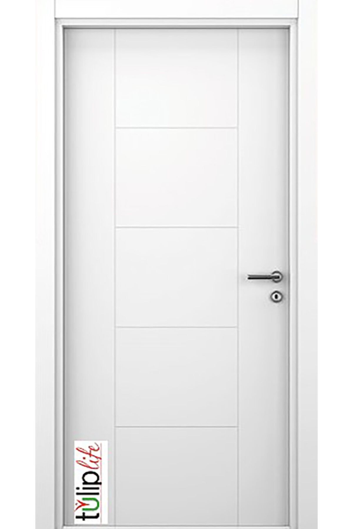 tulipdoor beyaz h fugali melamin ic oda kapisi 87cm x 200cm 15 18 kasa fiyati yorumlari trendyol