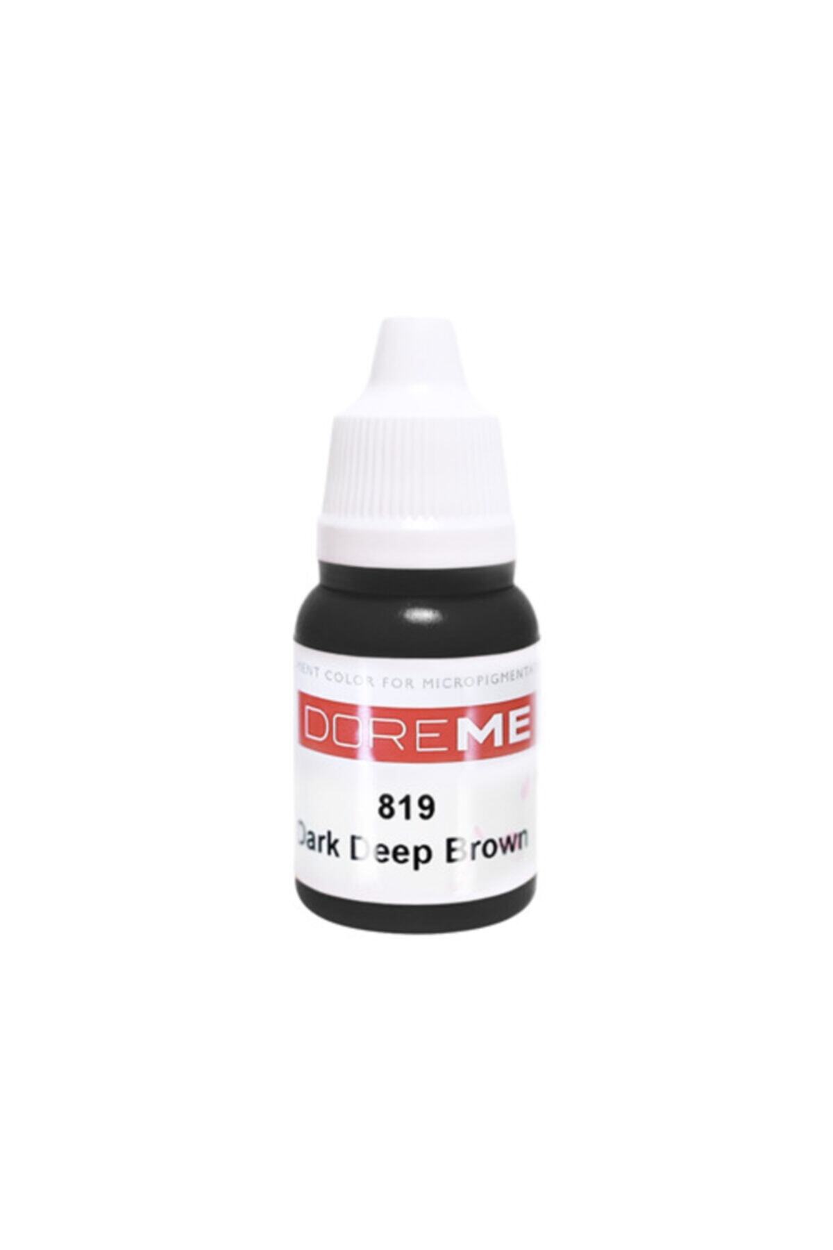 Doreme Organik Kalıcı Kaş Boyası 819 Dark Deep Brown