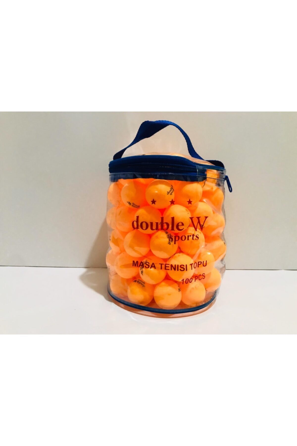 deniz sport Masa Tenisi Pinpon Topu 100 Adet Double W Sport